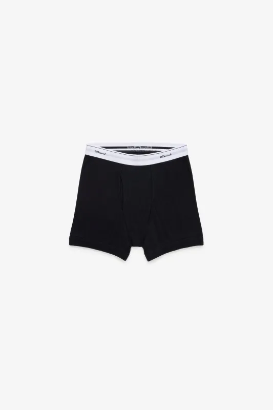 Ribbed Boxer Brief - Black/White sold by JJJJound