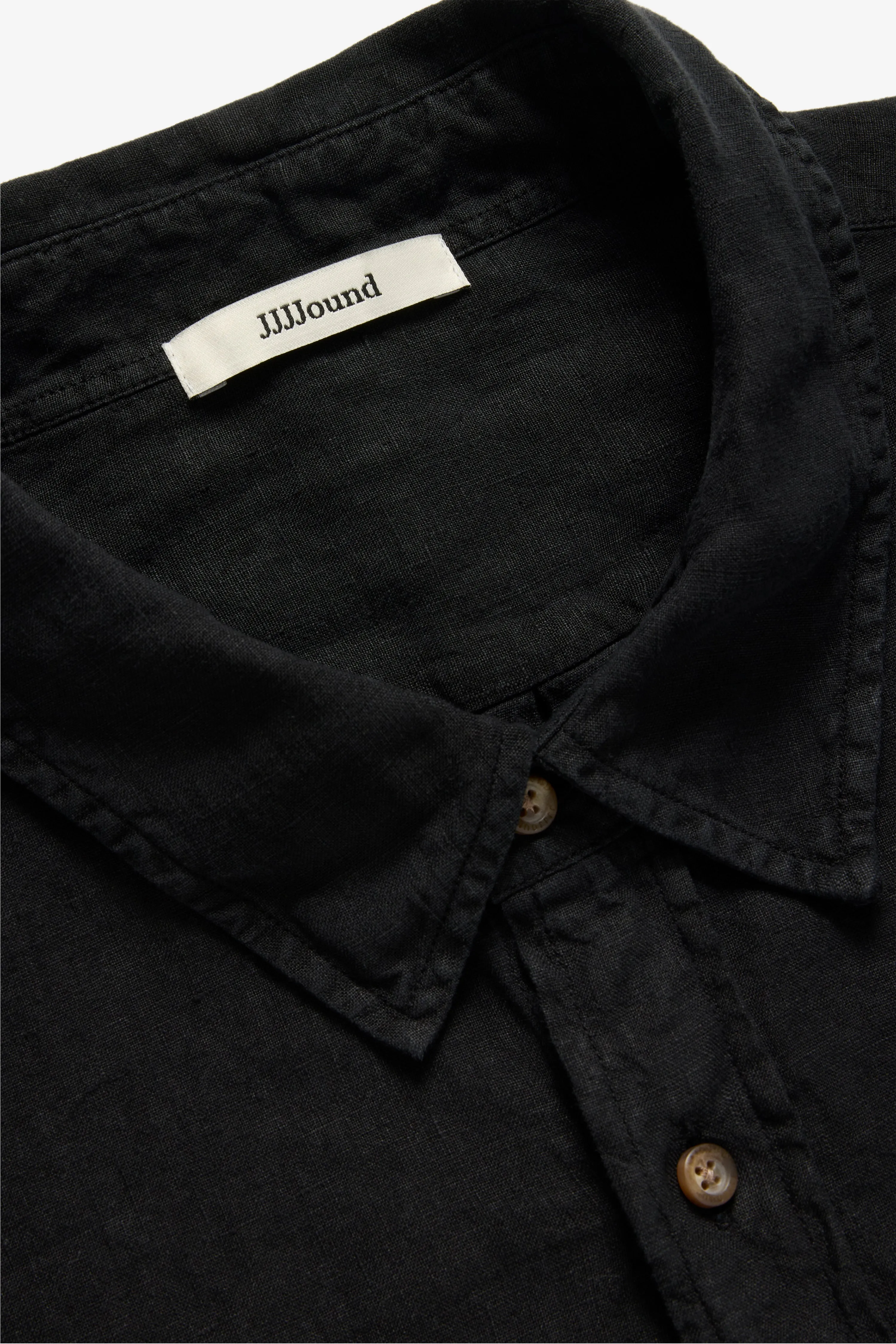 Linen Shirt - Black sold by JJJJound product image thumbnail 3
