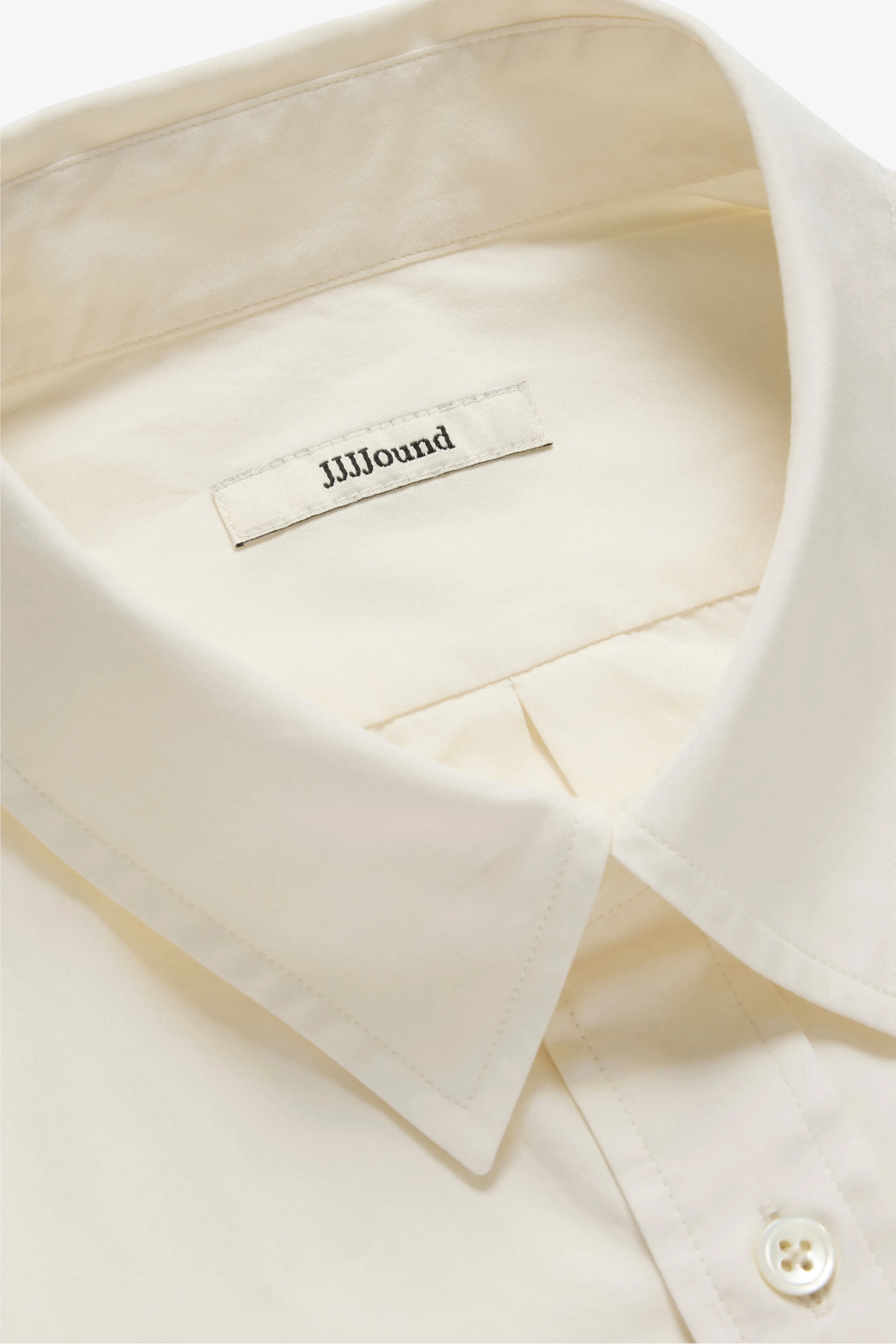 Poplin Shirt - Cream sold by JJJJound product image thumbnail 3