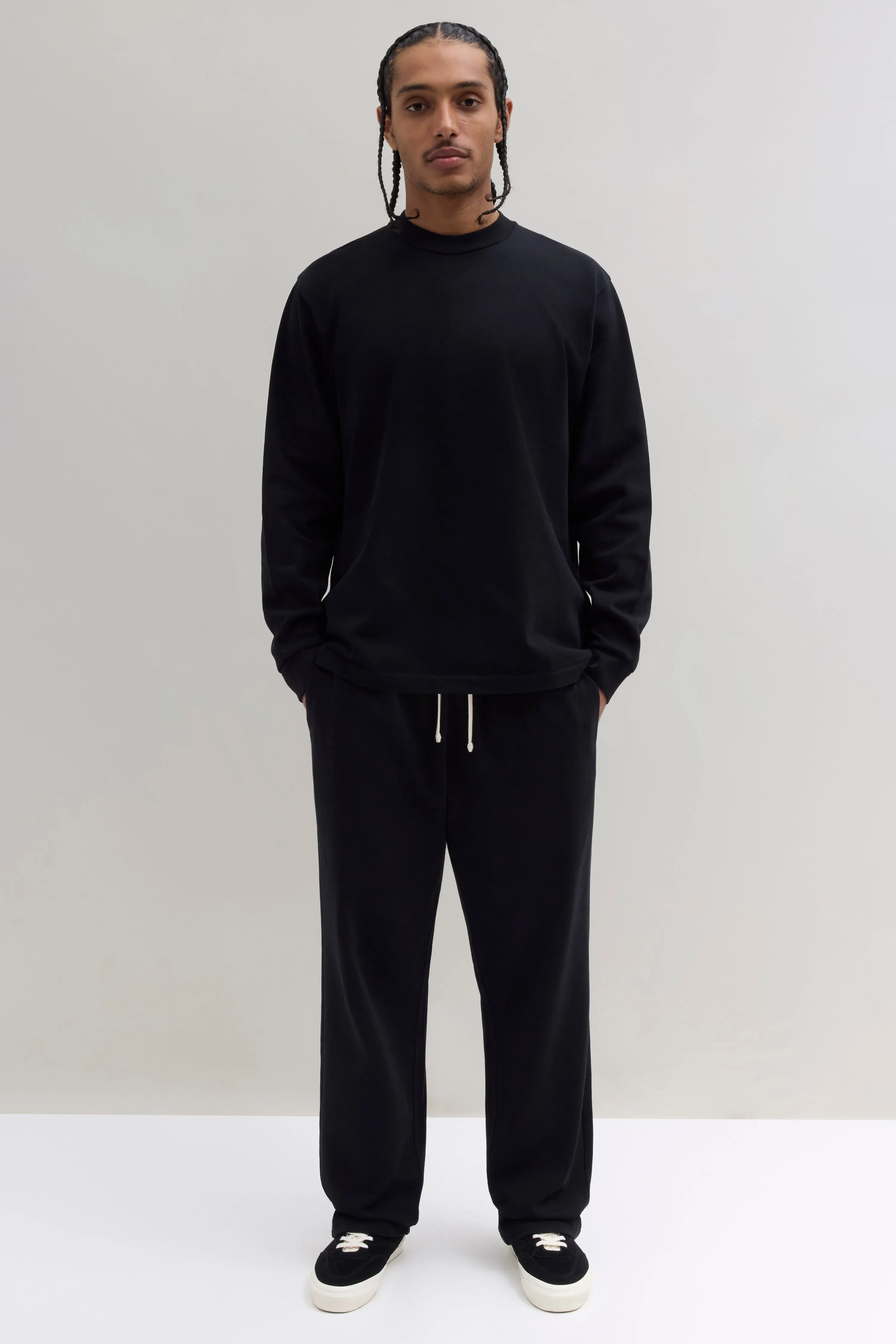 Heavyweight Jersey Longsleeve - Black sold by JJJJound product image thumbnail 4