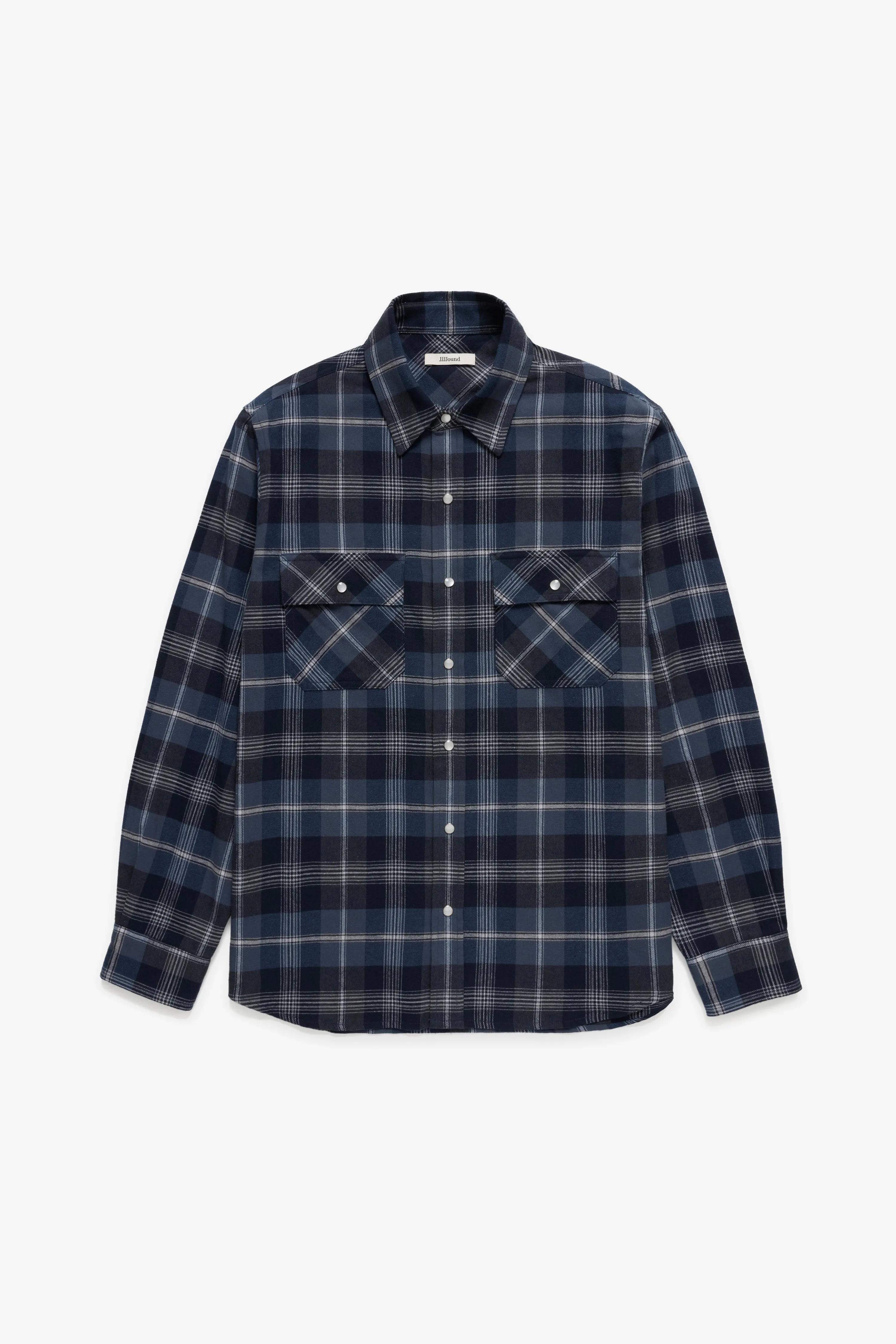Plaid Flannel Shirt - Blue sold by JJJJound