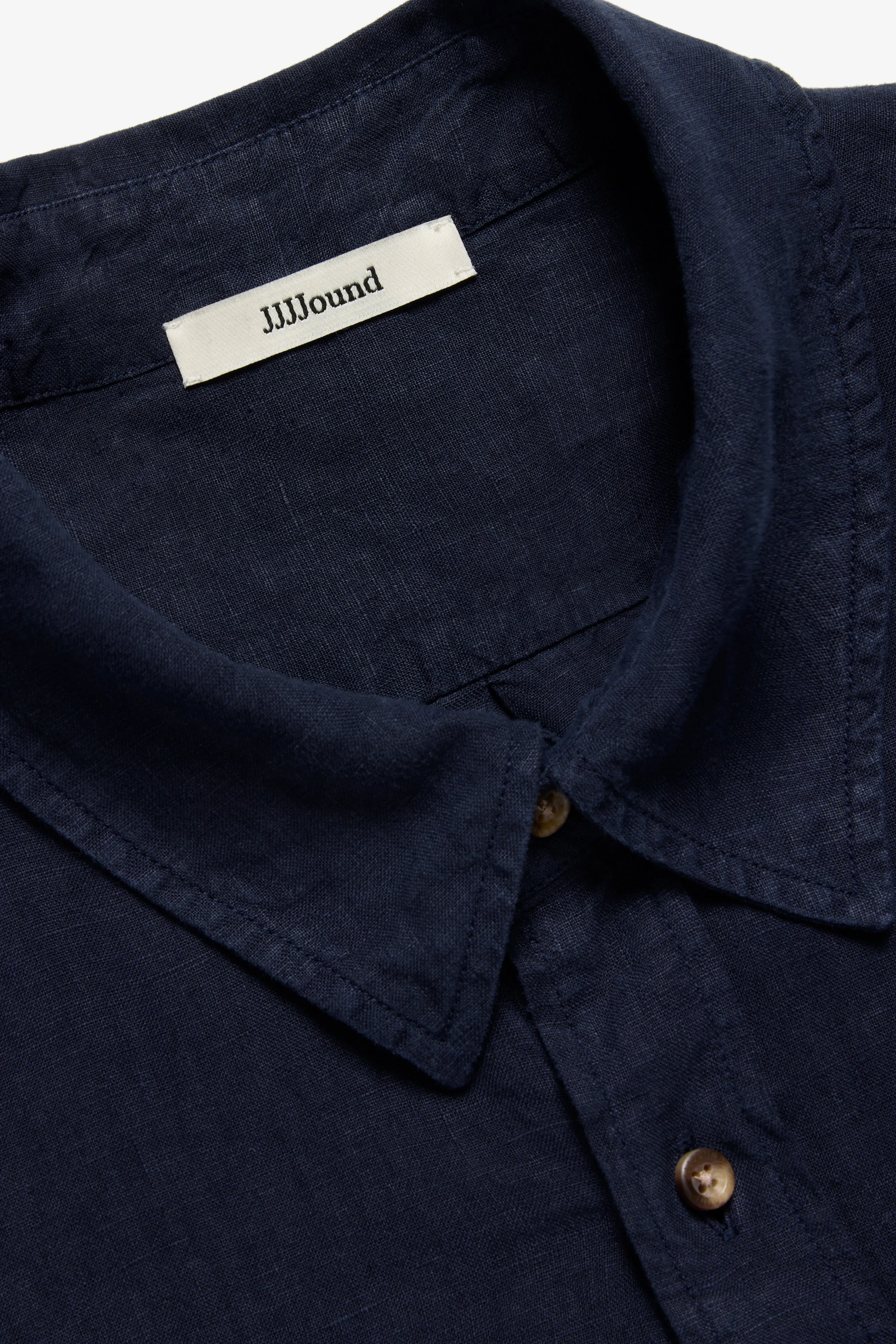 Linen Shirt - Navy sold by JJJJound product image thumbnail 3