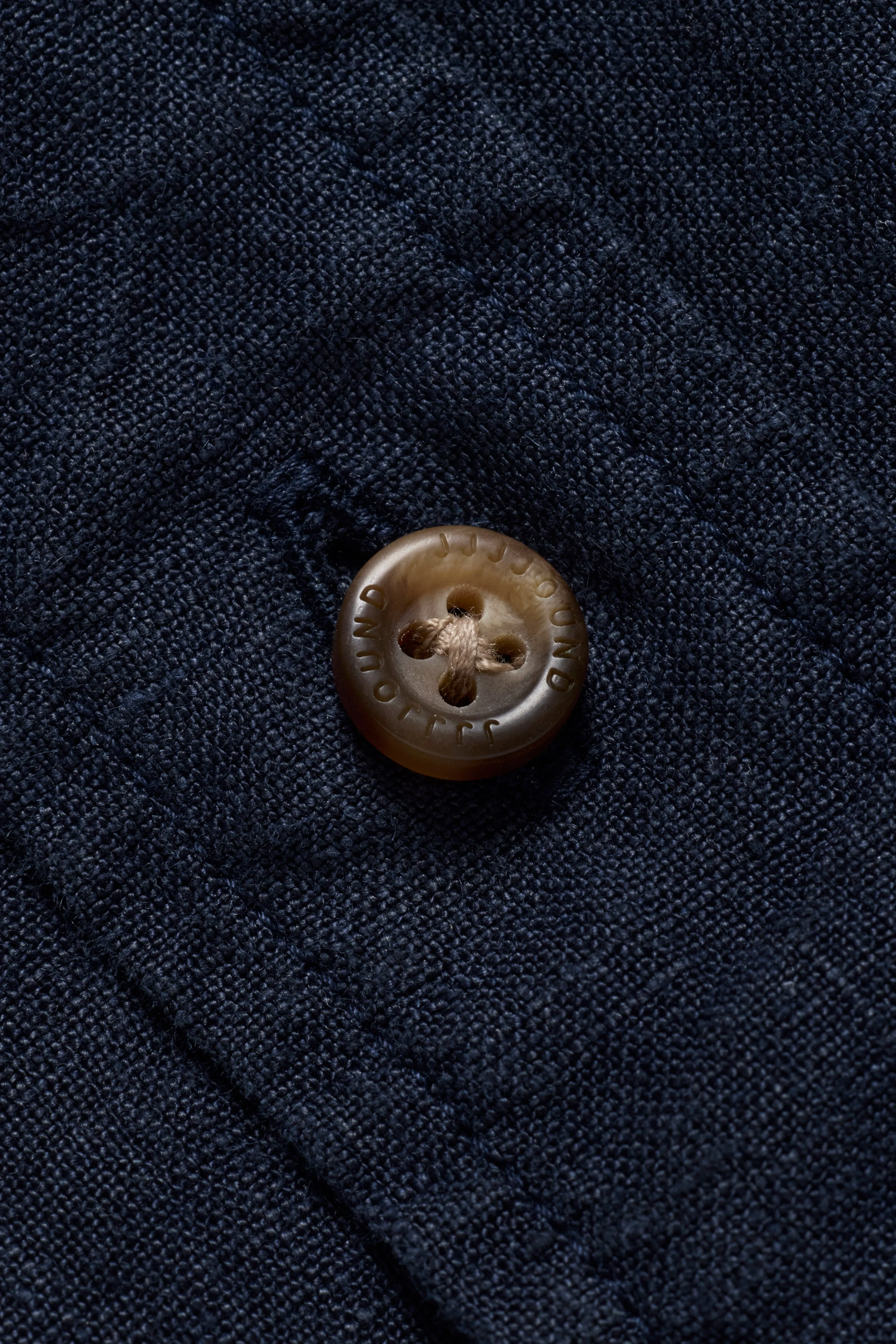 Linen Shirt - Navy sold by JJJJound product image thumbnail 4