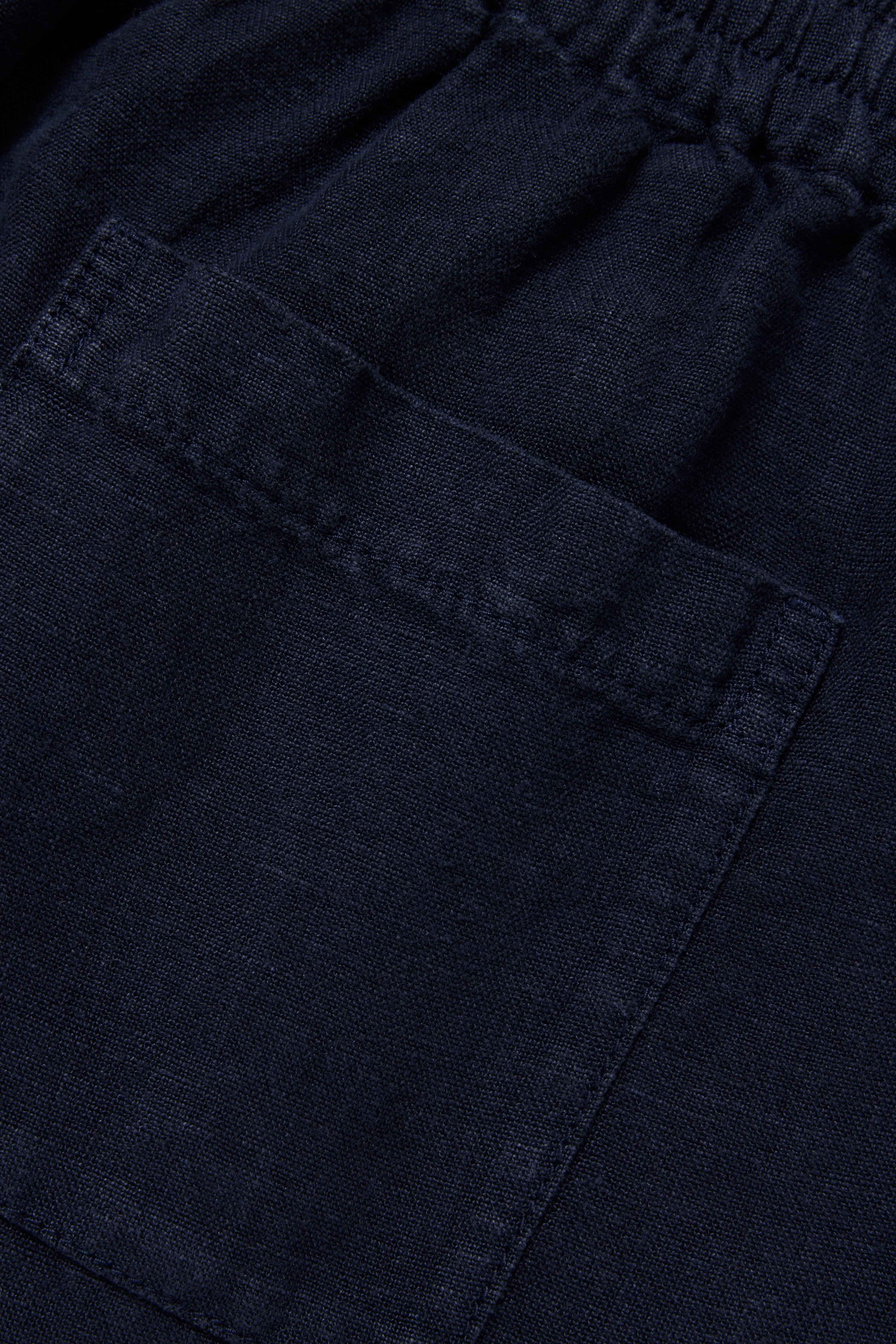 Weekend Linen Pant - Navy sold by JJJJound product image thumbnail 4