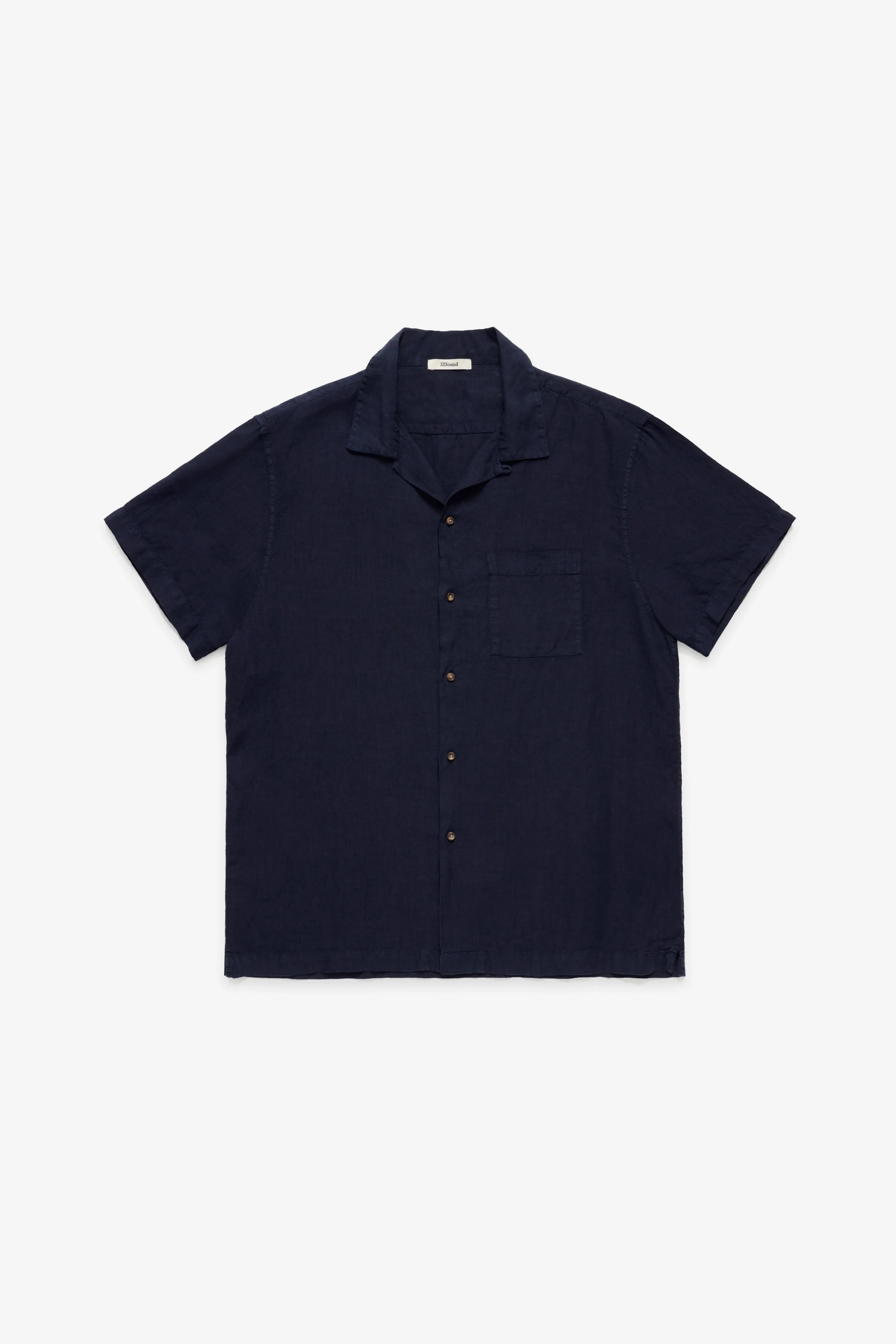 Weekend Linen Shirt - Navy sold by JJJJound