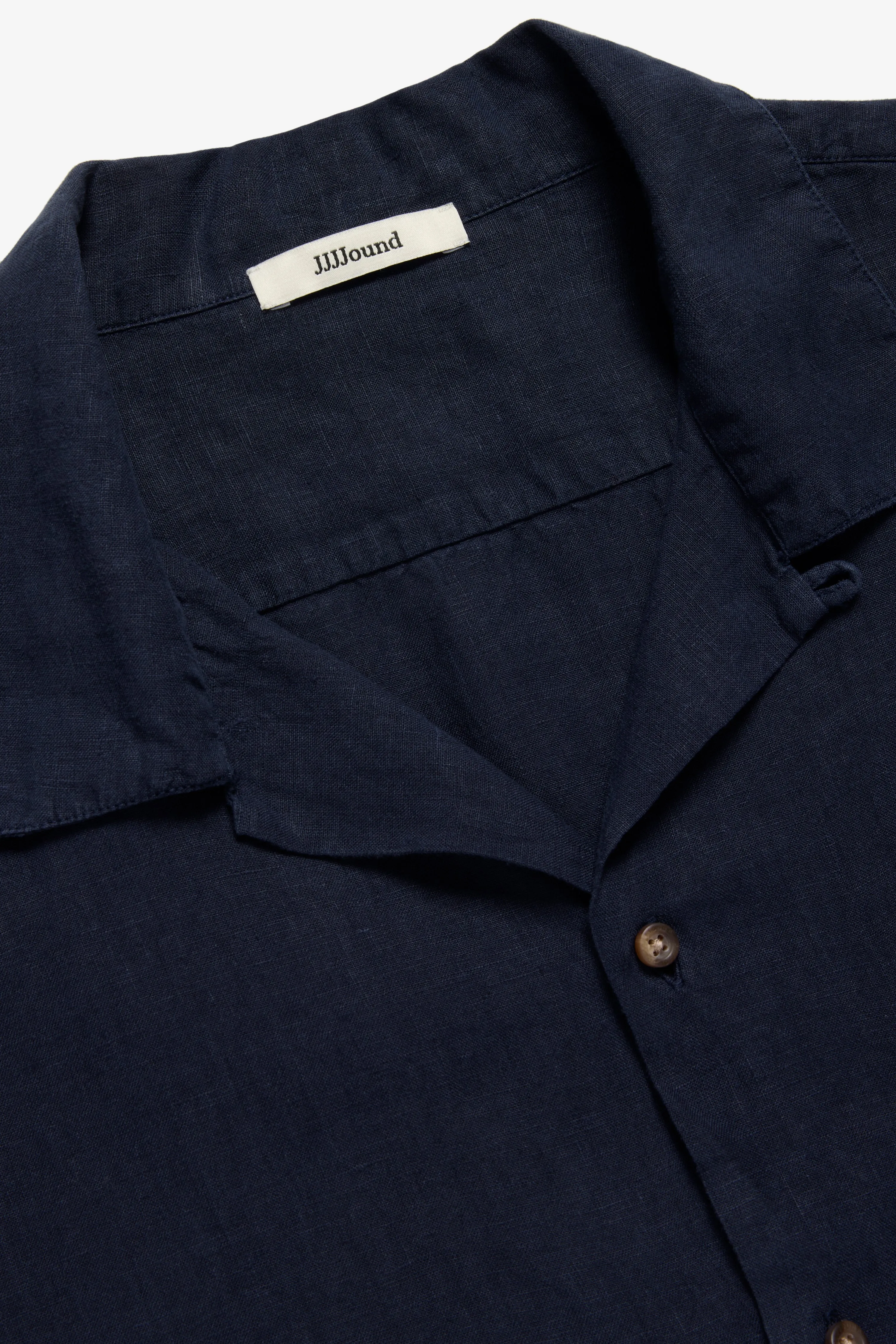Weekend Linen Shirt - Navy sold by JJJJound product image thumbnail 3