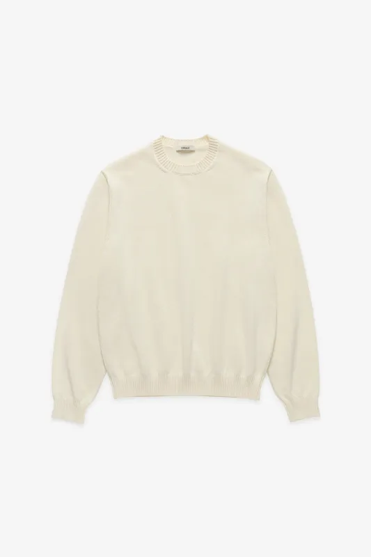 Knit Cotton Crewneck - Off White sold by JJJJound