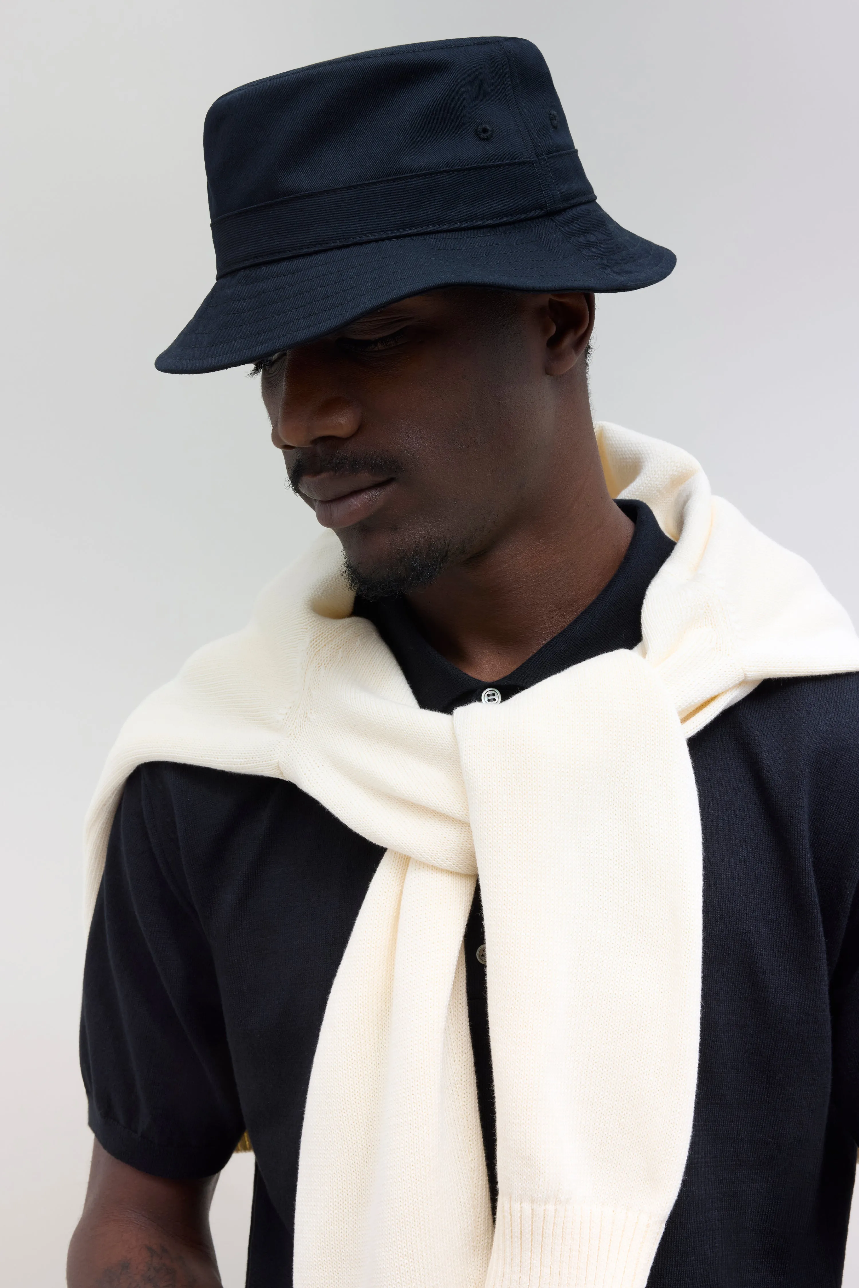 Bucket Hat Beach - Black sold by JJJJound product image thumbnail 2