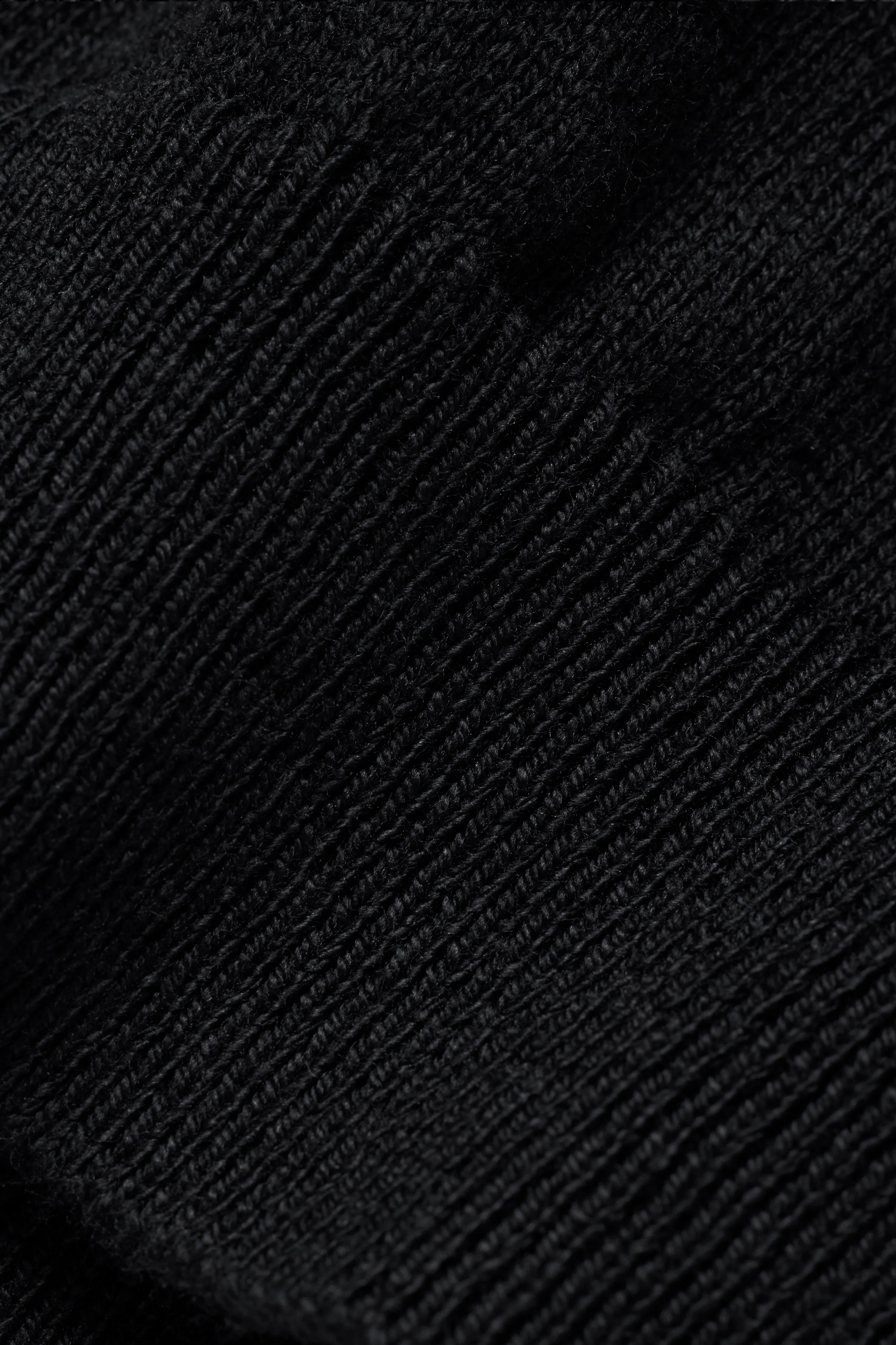 Knit Cotton Polo - Black sold by JJJJound product image thumbnail 4