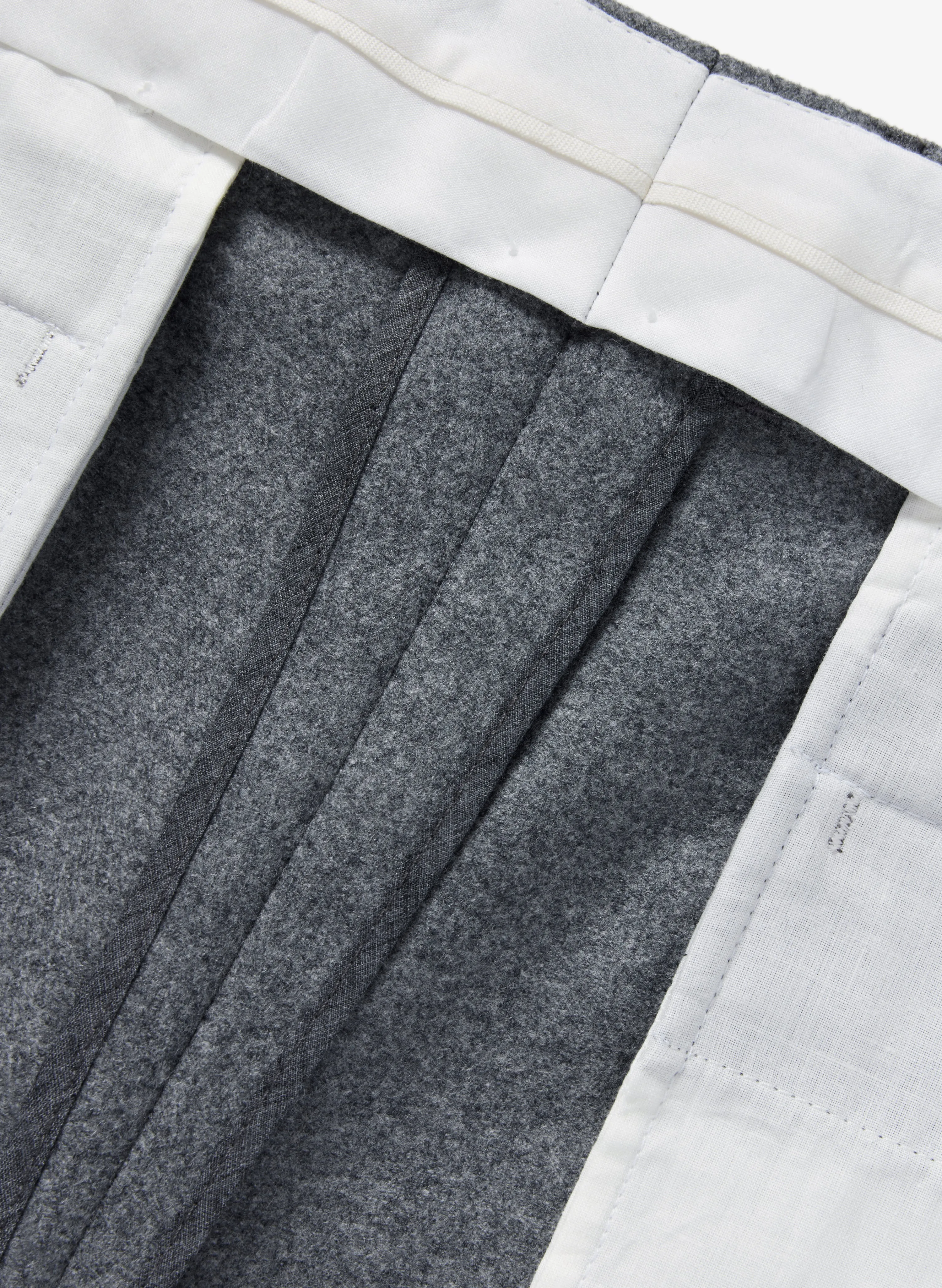 Wool Trousers Slim - Charcoal Mix sold by JJJJound product image thumbnail 3