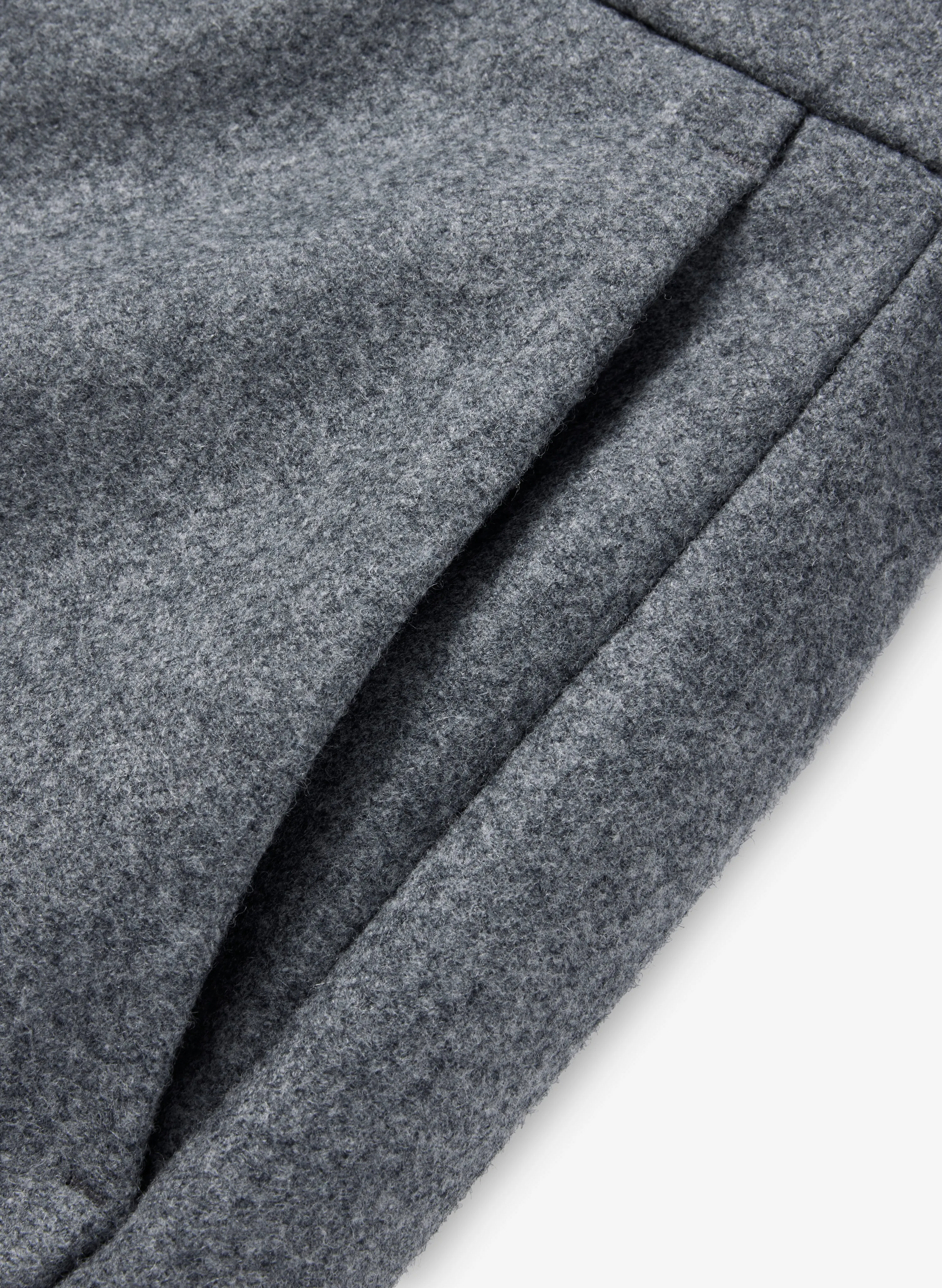 Wool Trousers Slim - Charcoal Mix sold by JJJJound product image thumbnail 5