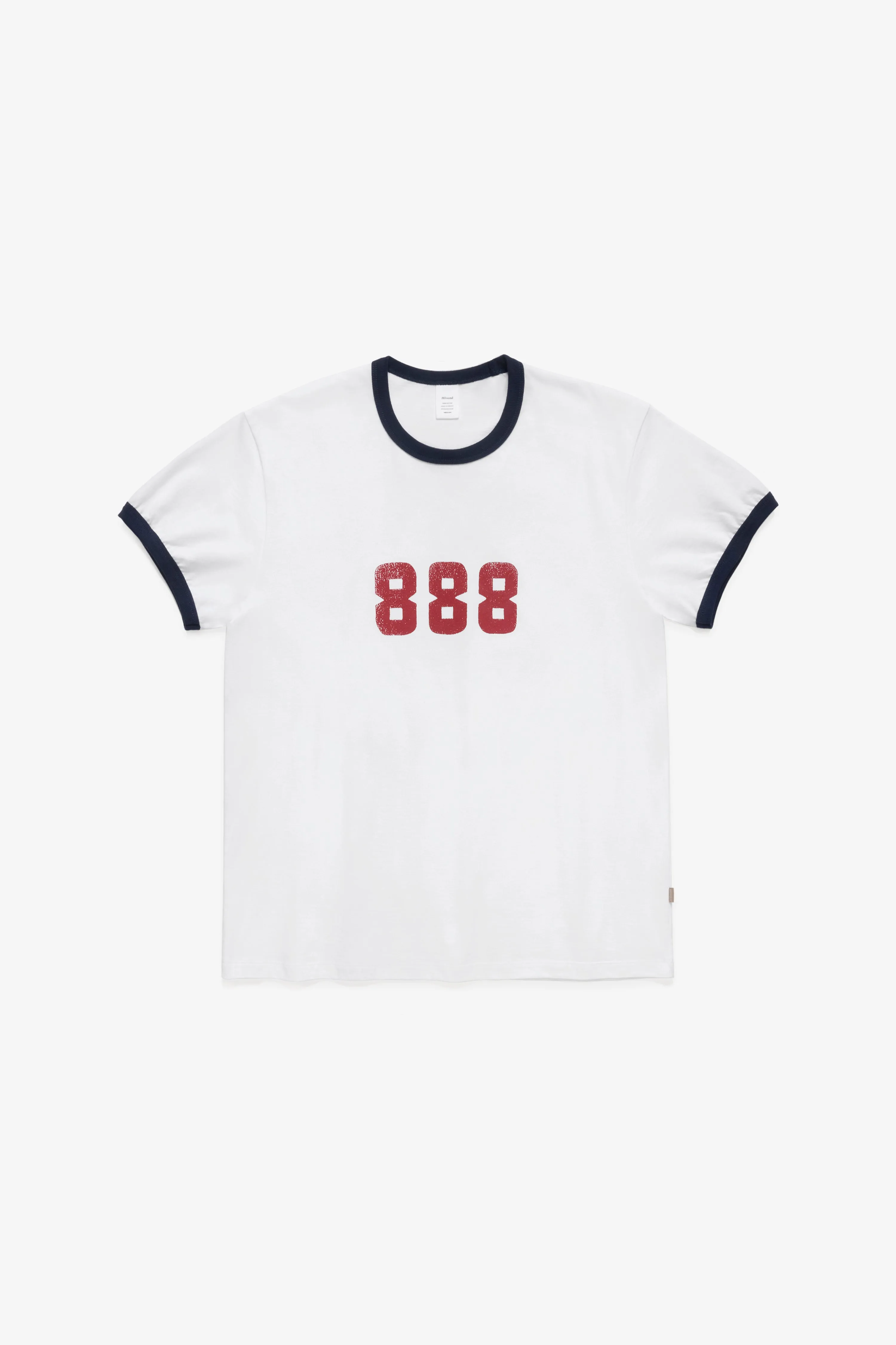 888 Ringer T-Shirt - White/Midnight sold by JJJJound