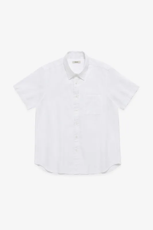 Poplin Shortsleeve Shirt - White sold by JJJJound