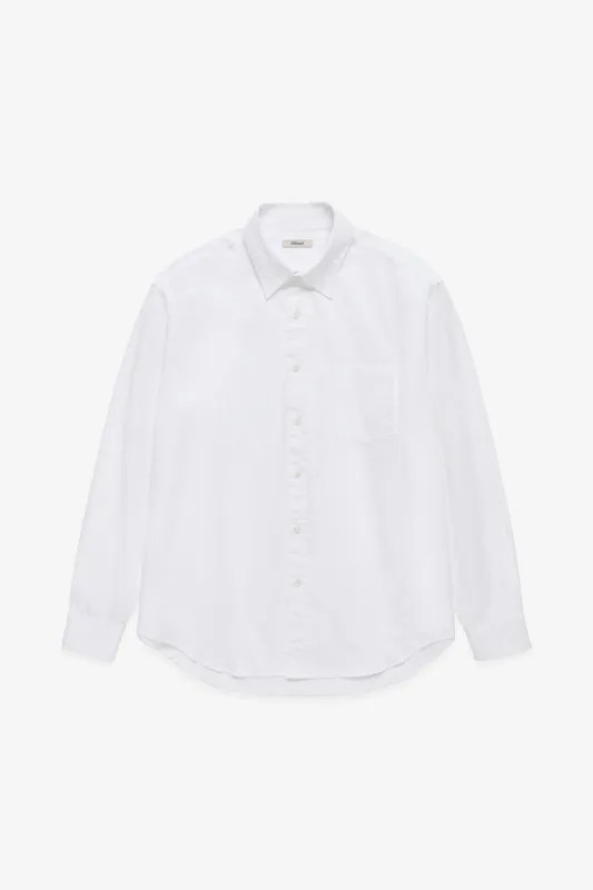 Poplin Big Shirt - White sold by JJJJound
