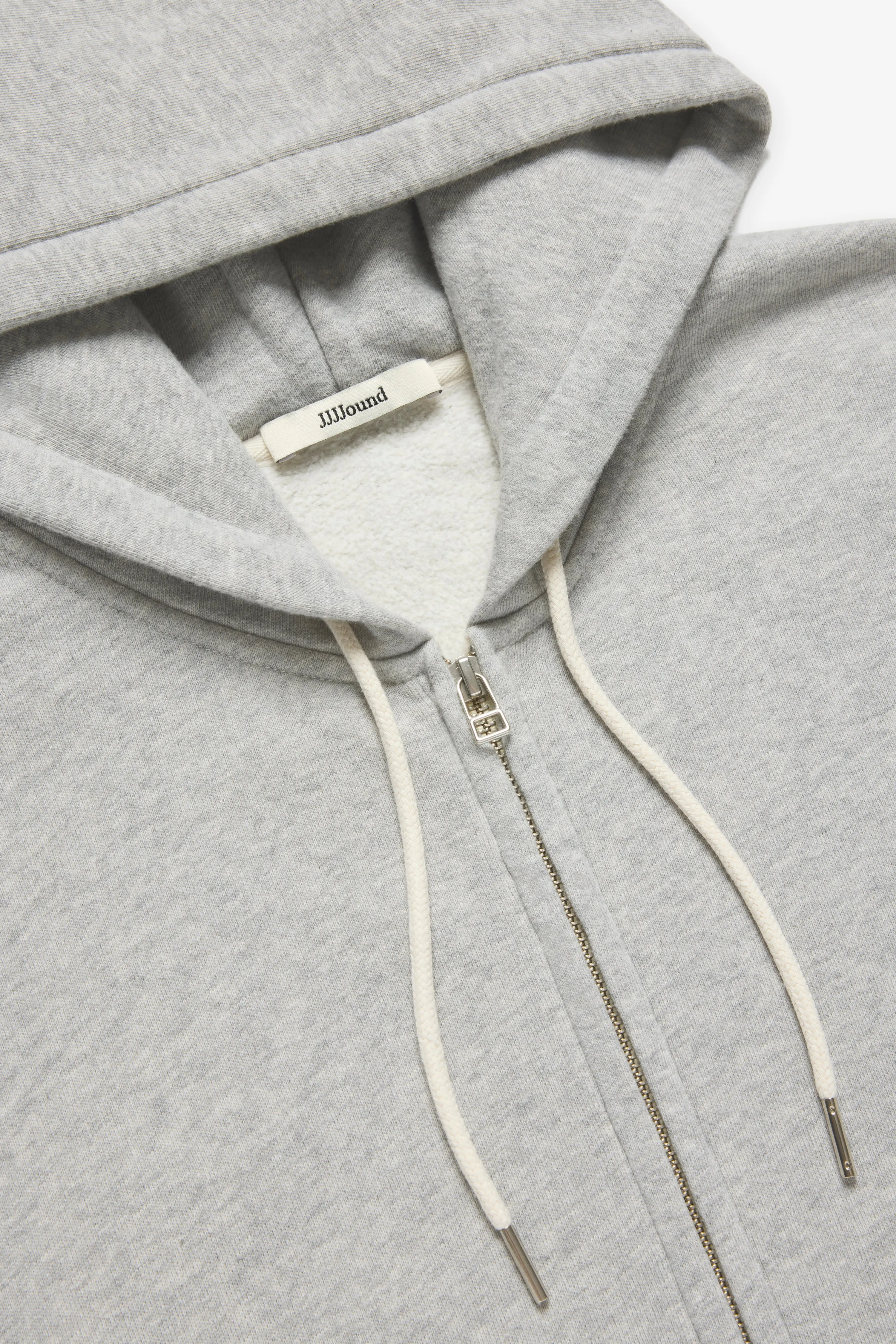 90s Hooded Zip Sweatshirt - Grey sold by JJJJound product image thumbnail 3
