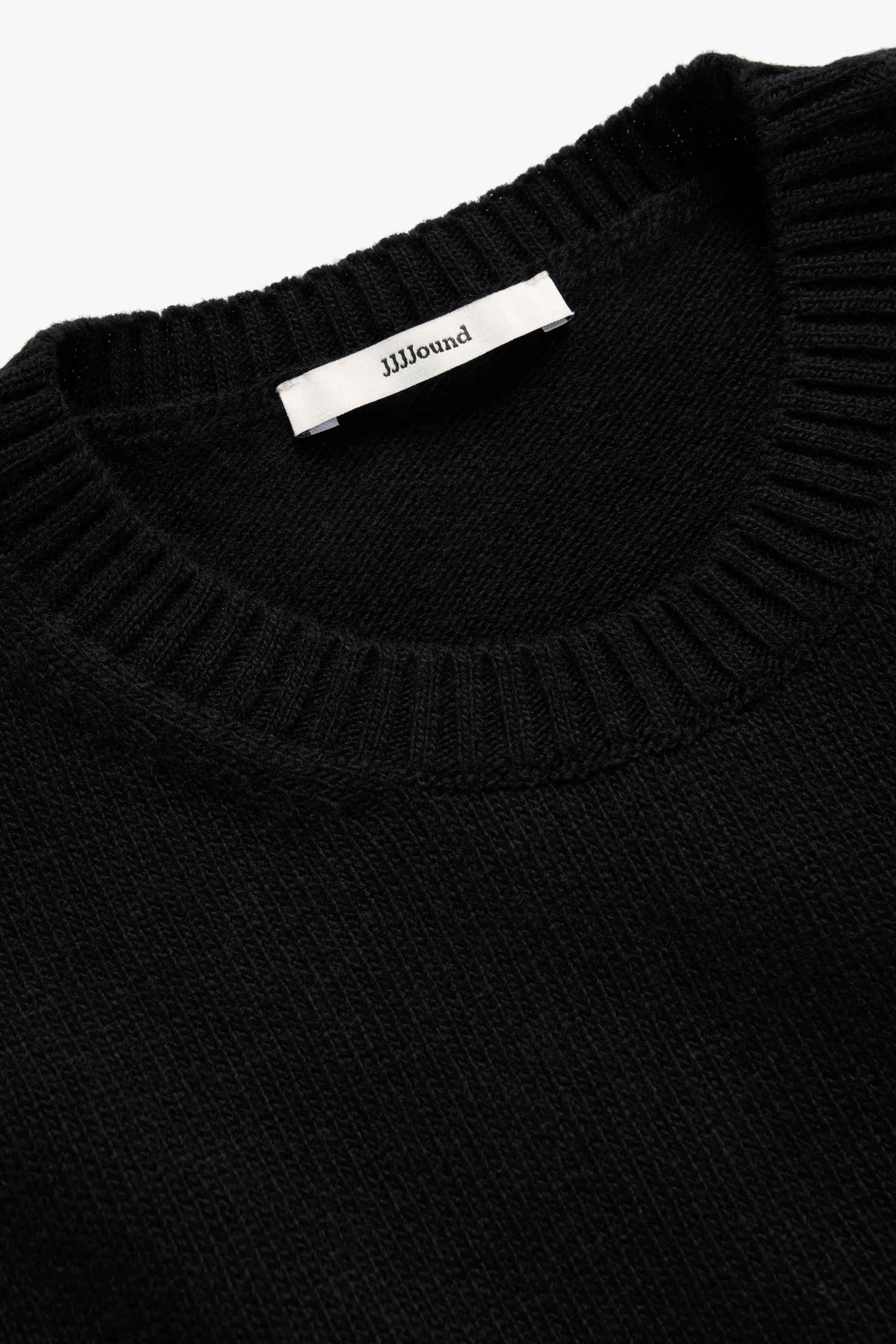 Knit Wool Crewneck - Black sold by JJJJound product image thumbnail 5