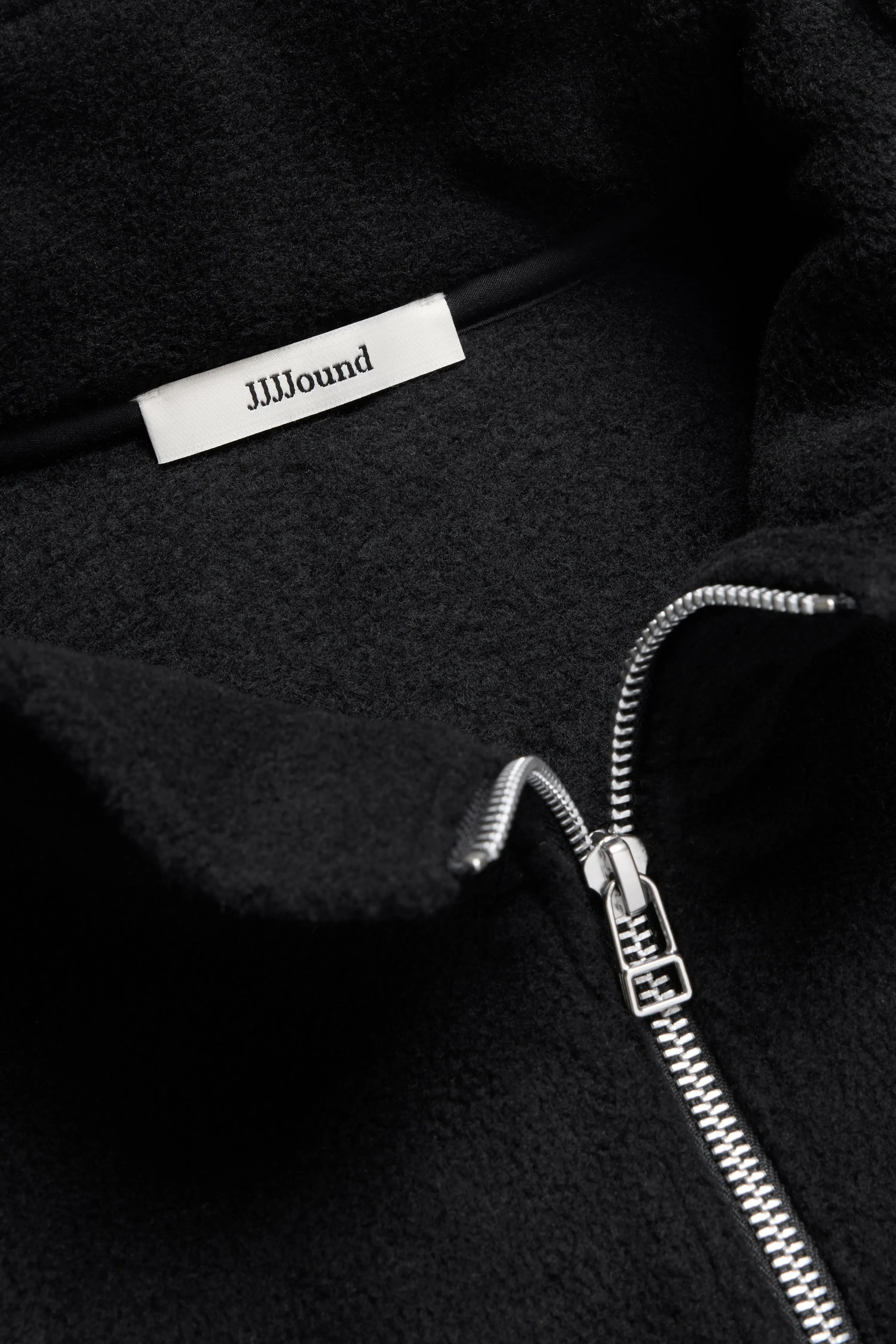 Quarter Zip Camper Polar - Black sold by JJJJound product image thumbnail 3