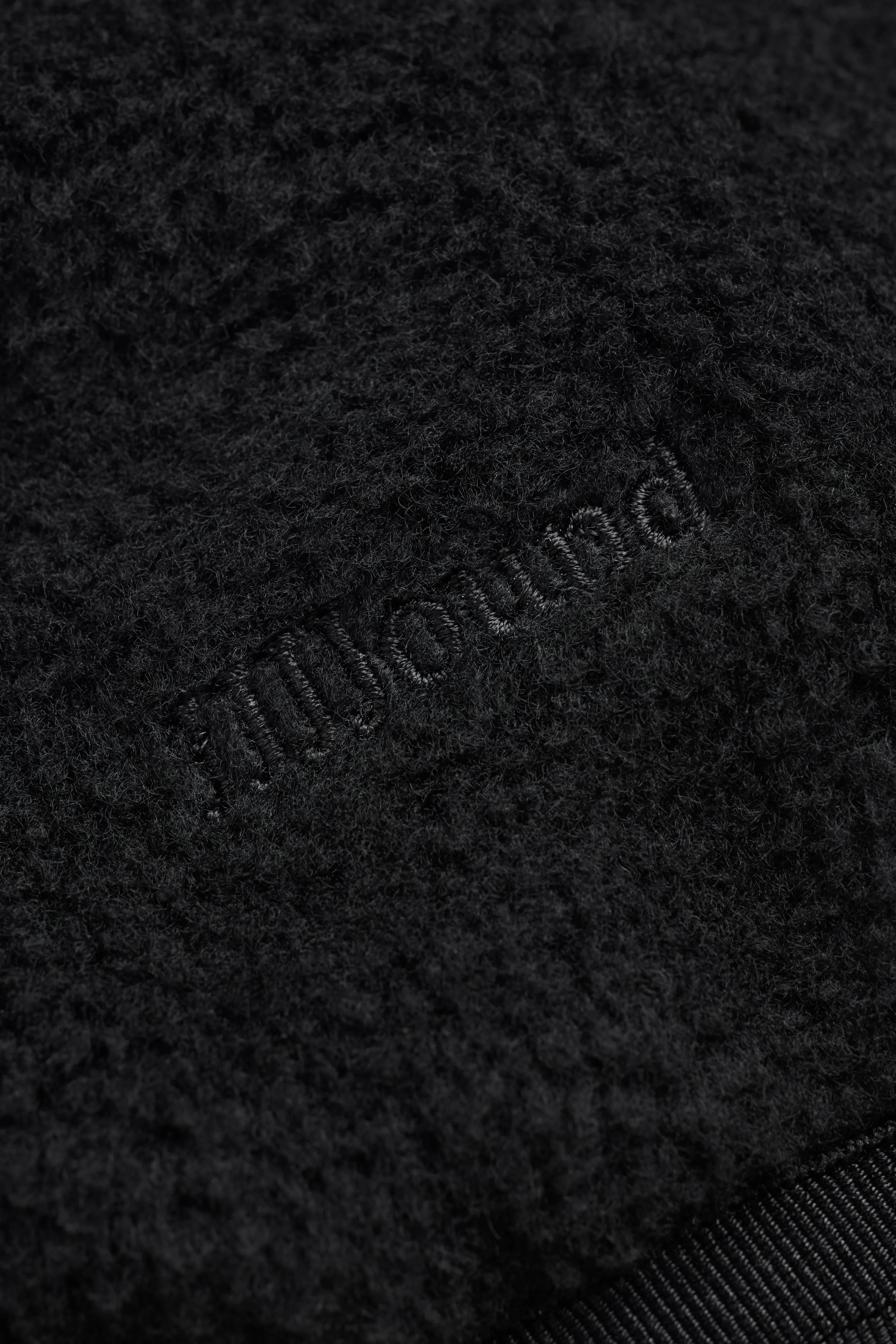 Quarter Zip Camper Polar - Black sold by JJJJound product image thumbnail 4