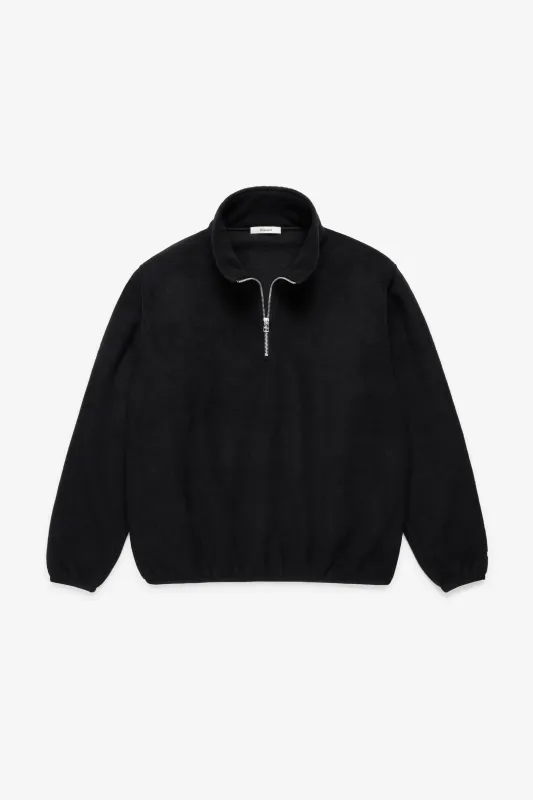 Quarter Zip Camper Polar - Black sold by JJJJound