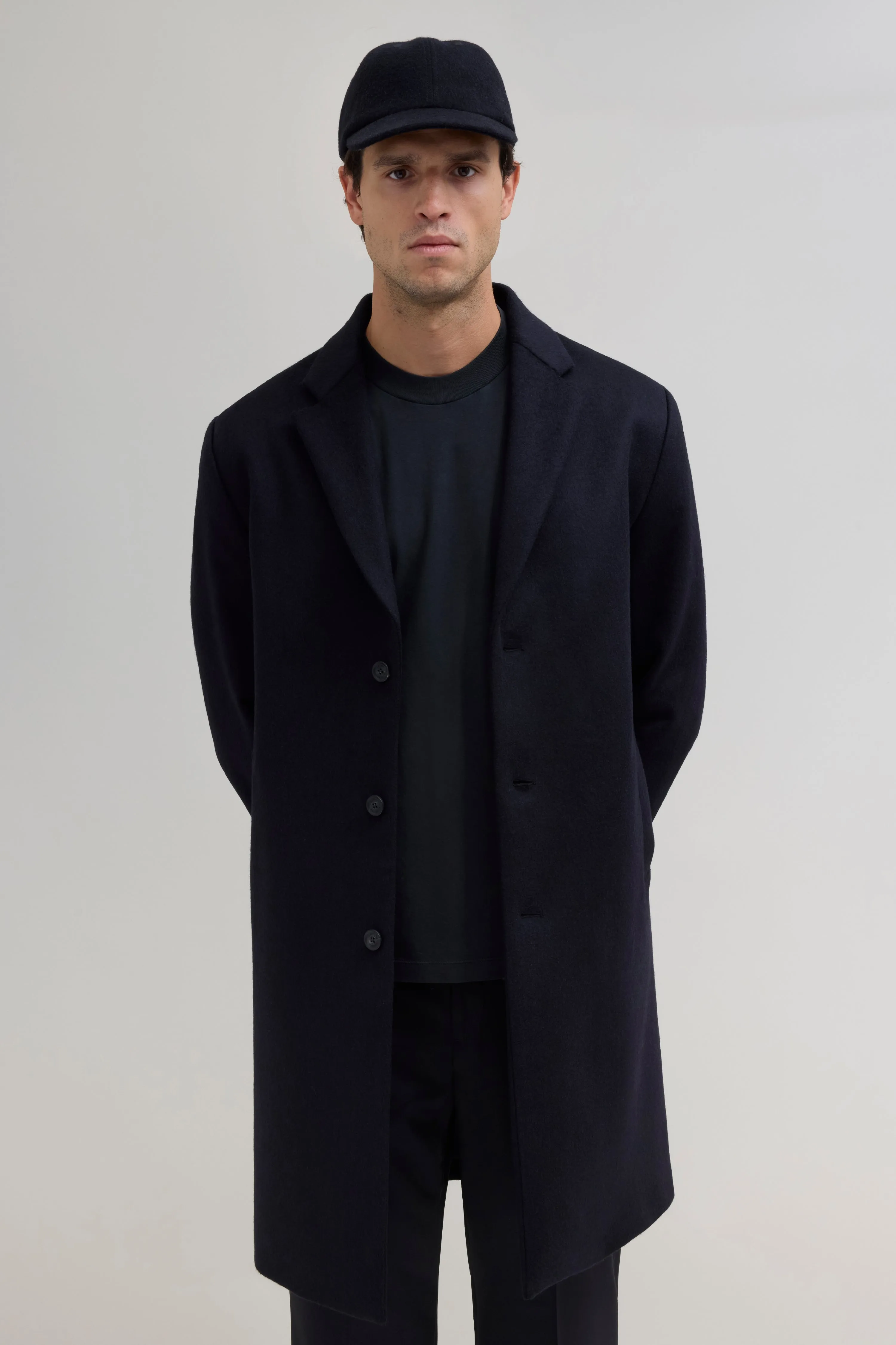 Overcoat - Black sold by JJJJound product image thumbnail 2