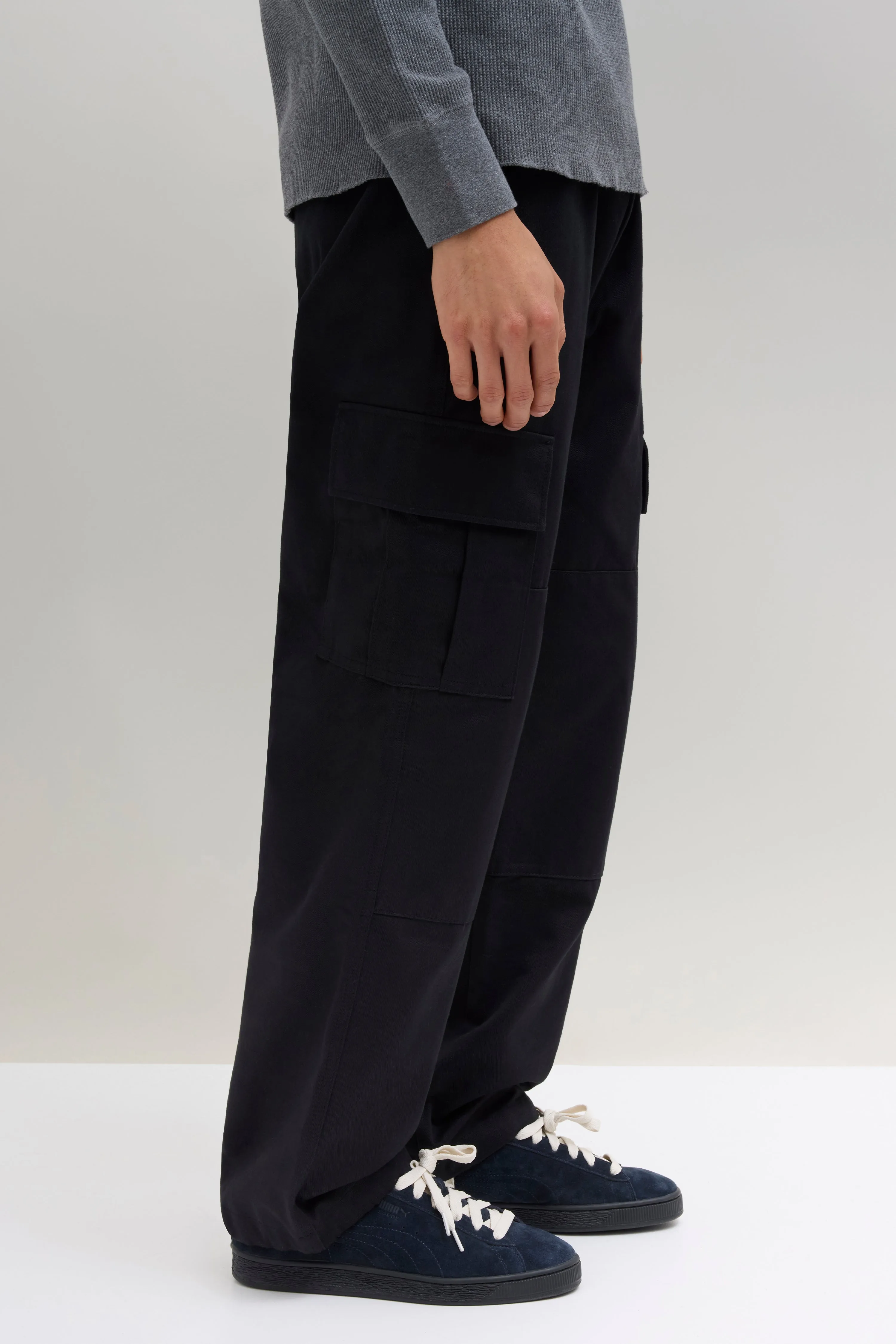 Heavyweight Cargo Pant - Black sold by JJJJound product image thumbnail 2