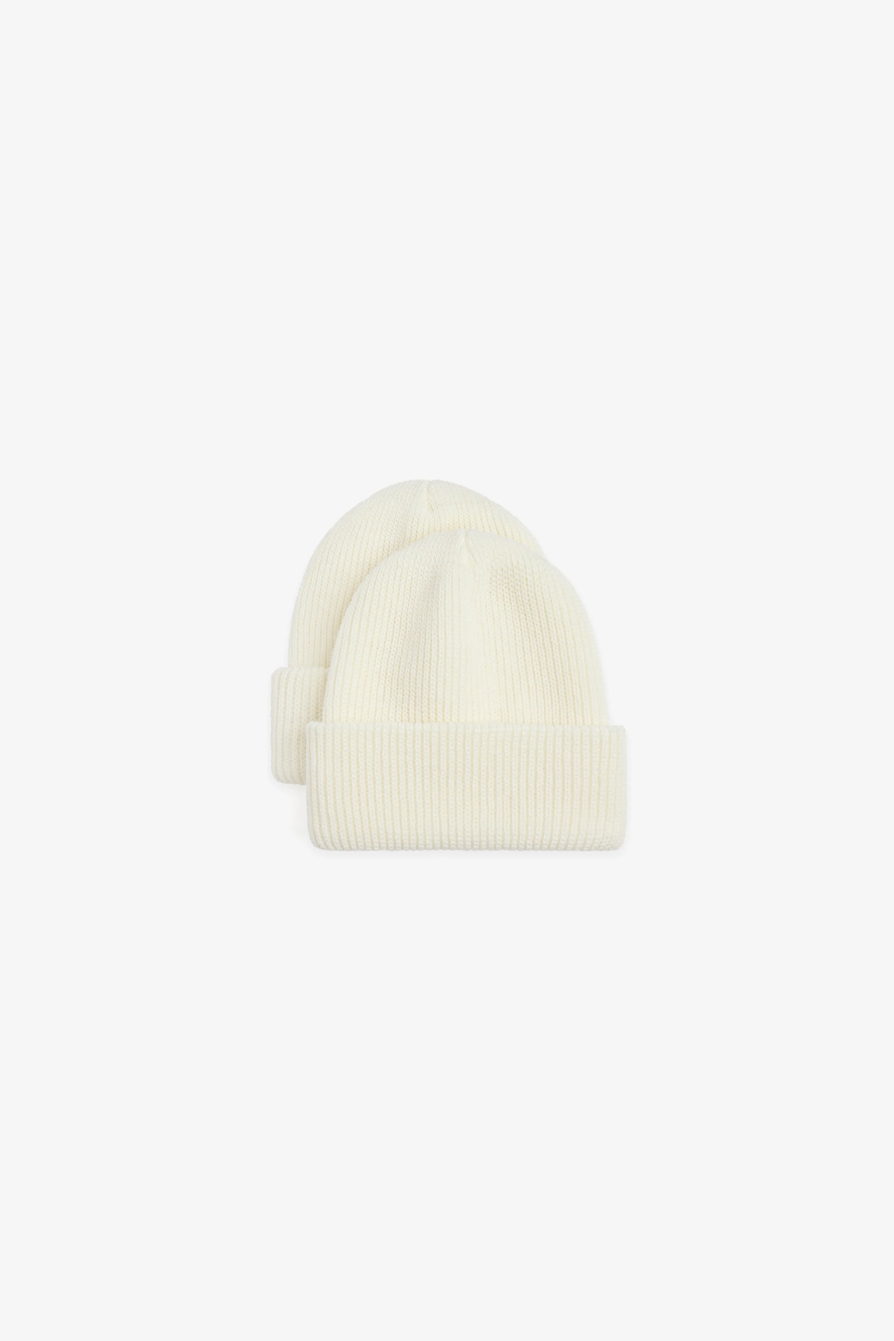 2 Pack Watch Cap Beanie - Off White sold by JJJJound