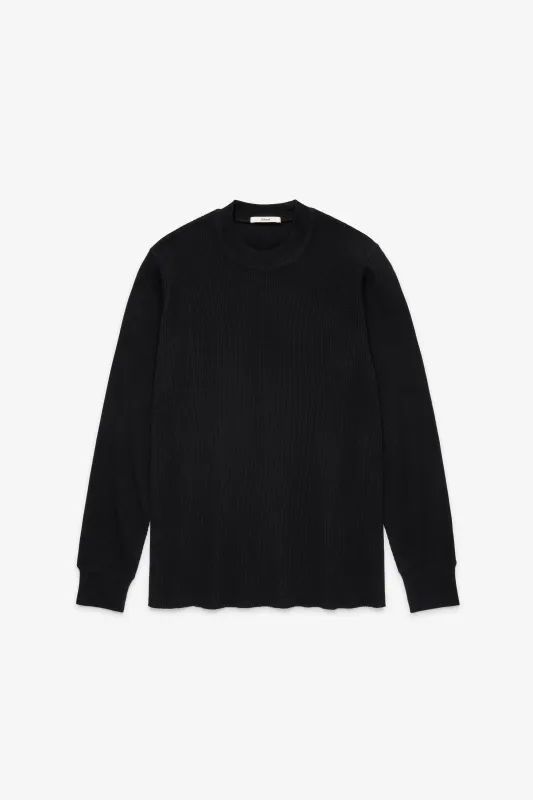 90s Waffle Longsleeve - Black sold by JJJJound