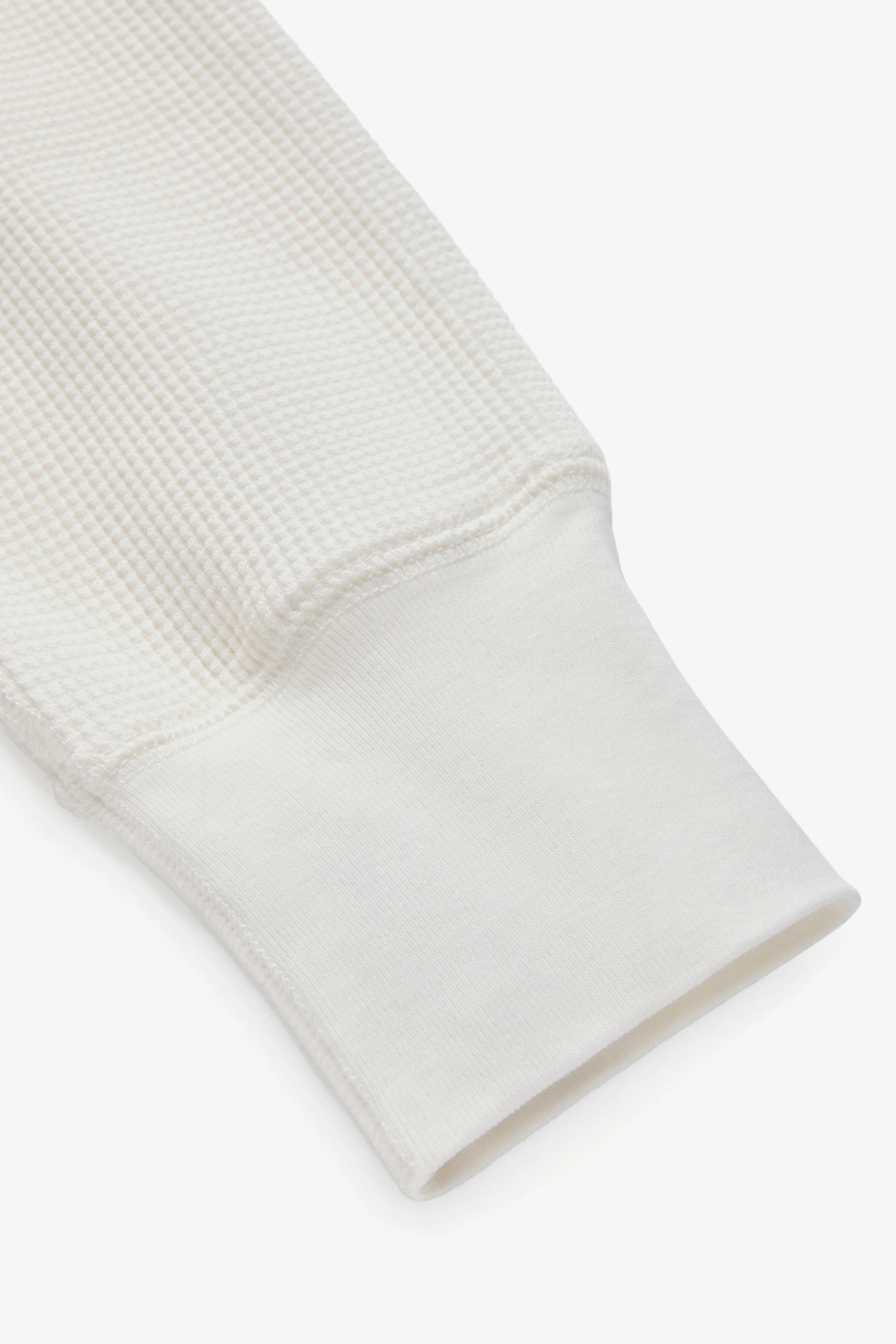 90s Waffle Longsleeve - Off White sold by JJJJound product image thumbnail 3