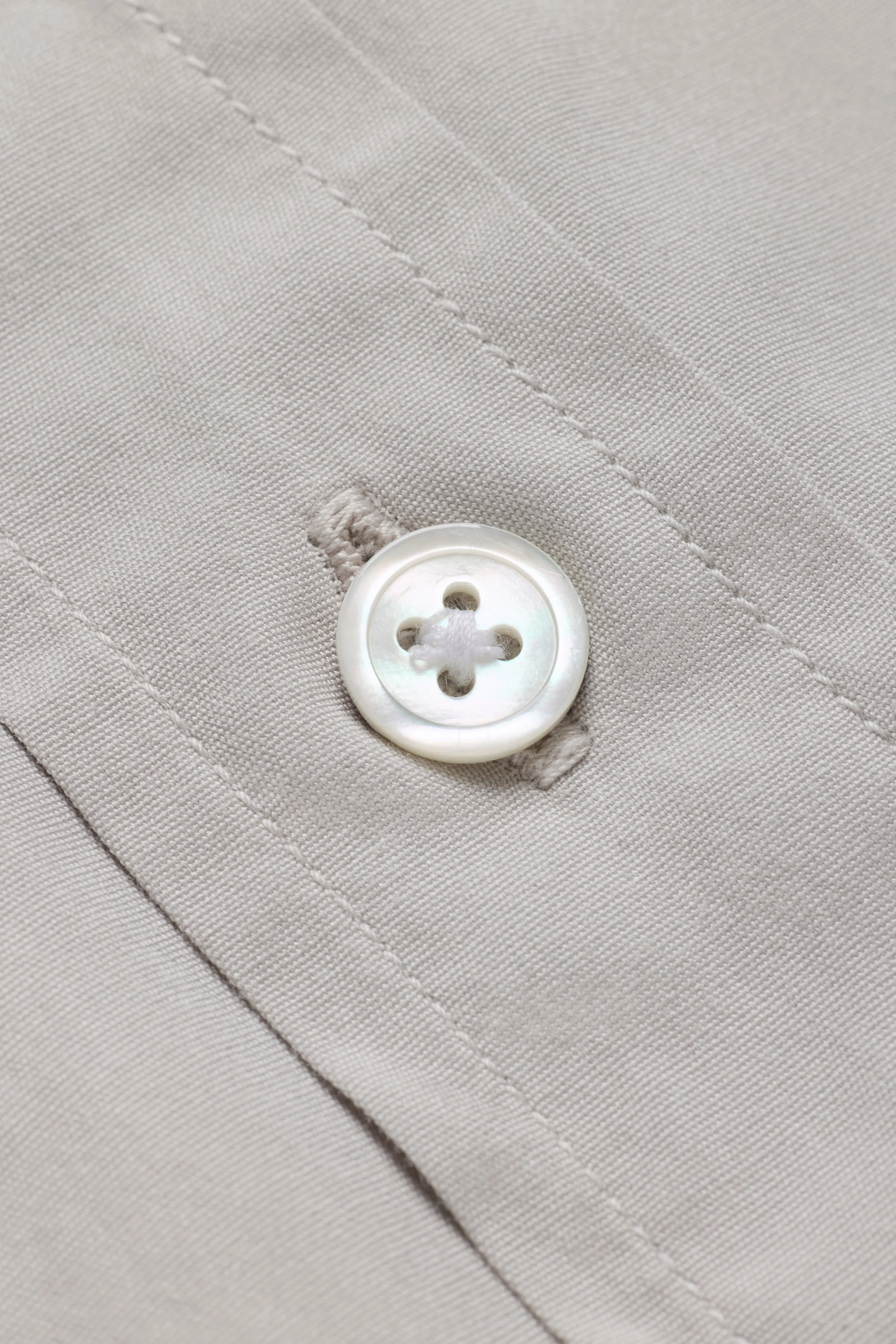 Poplin Shirt - Light Grey sold by JJJJound product image thumbnail 4
