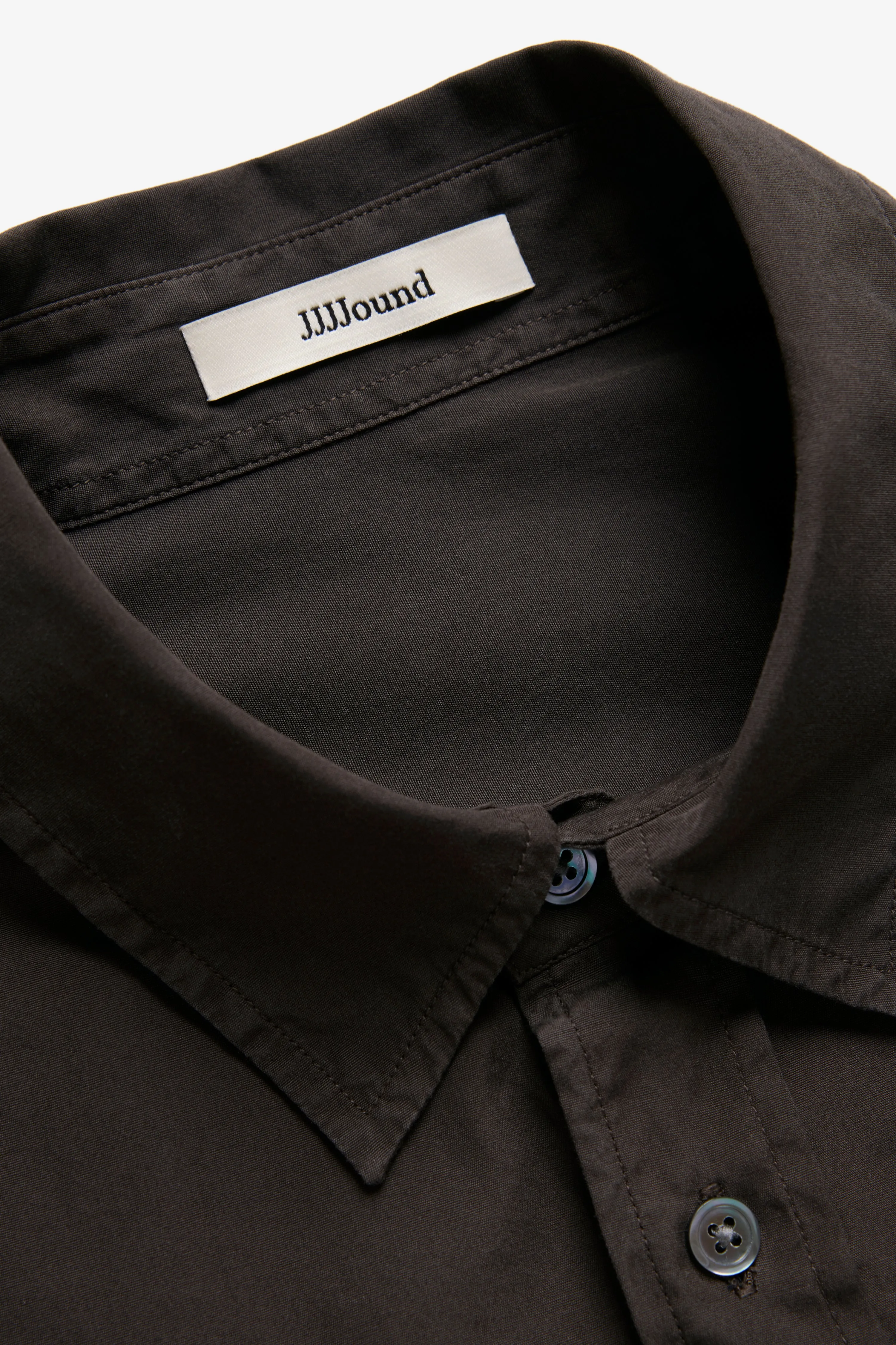Poplin Big Shirt - Brown sold by JJJJound product image thumbnail 3