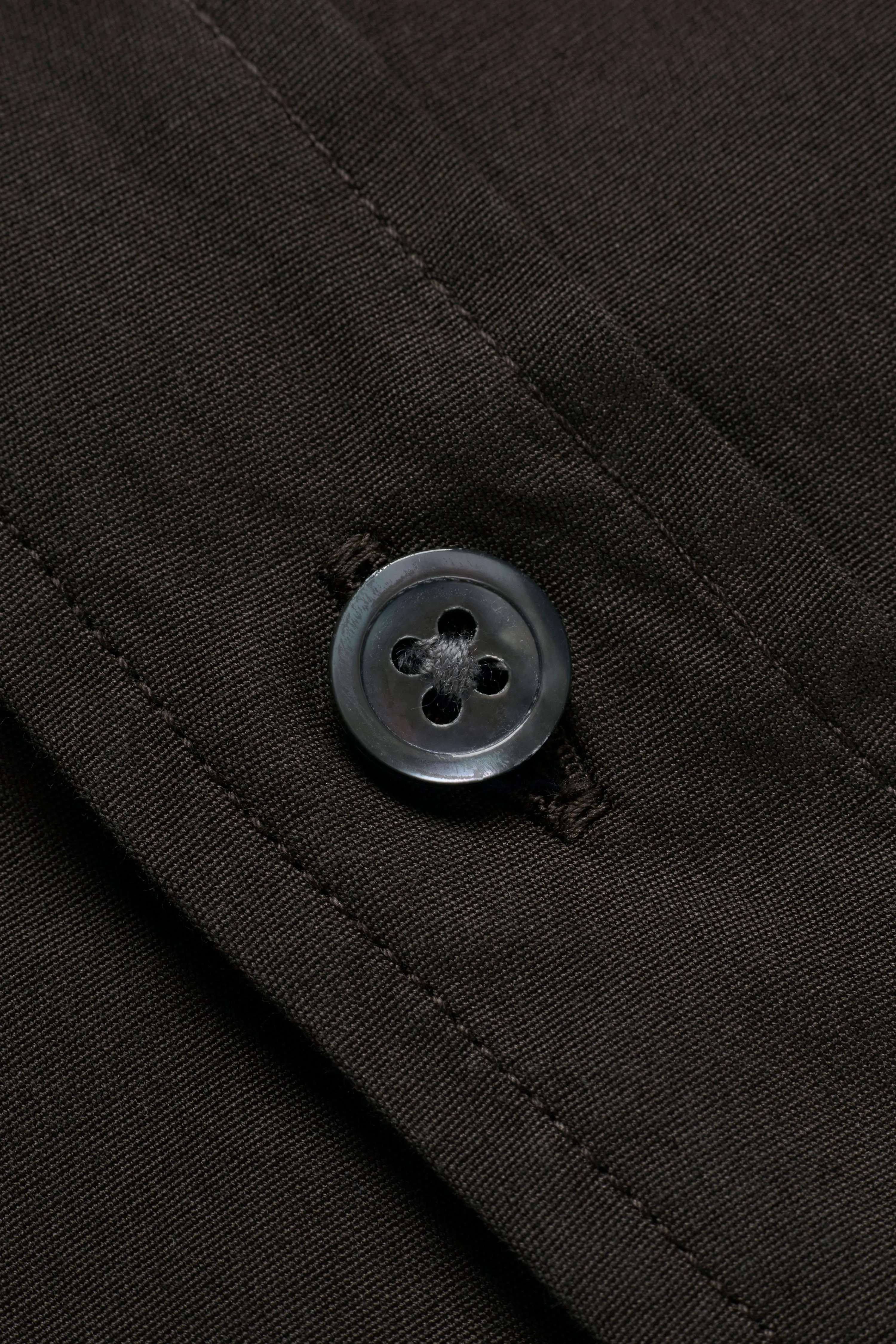 Poplin Big Shirt - Brown sold by JJJJound product image thumbnail 4