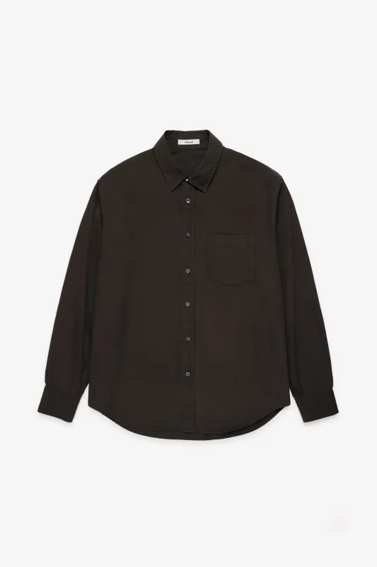 Poplin Big Shirt - Brown sold by JJJJound