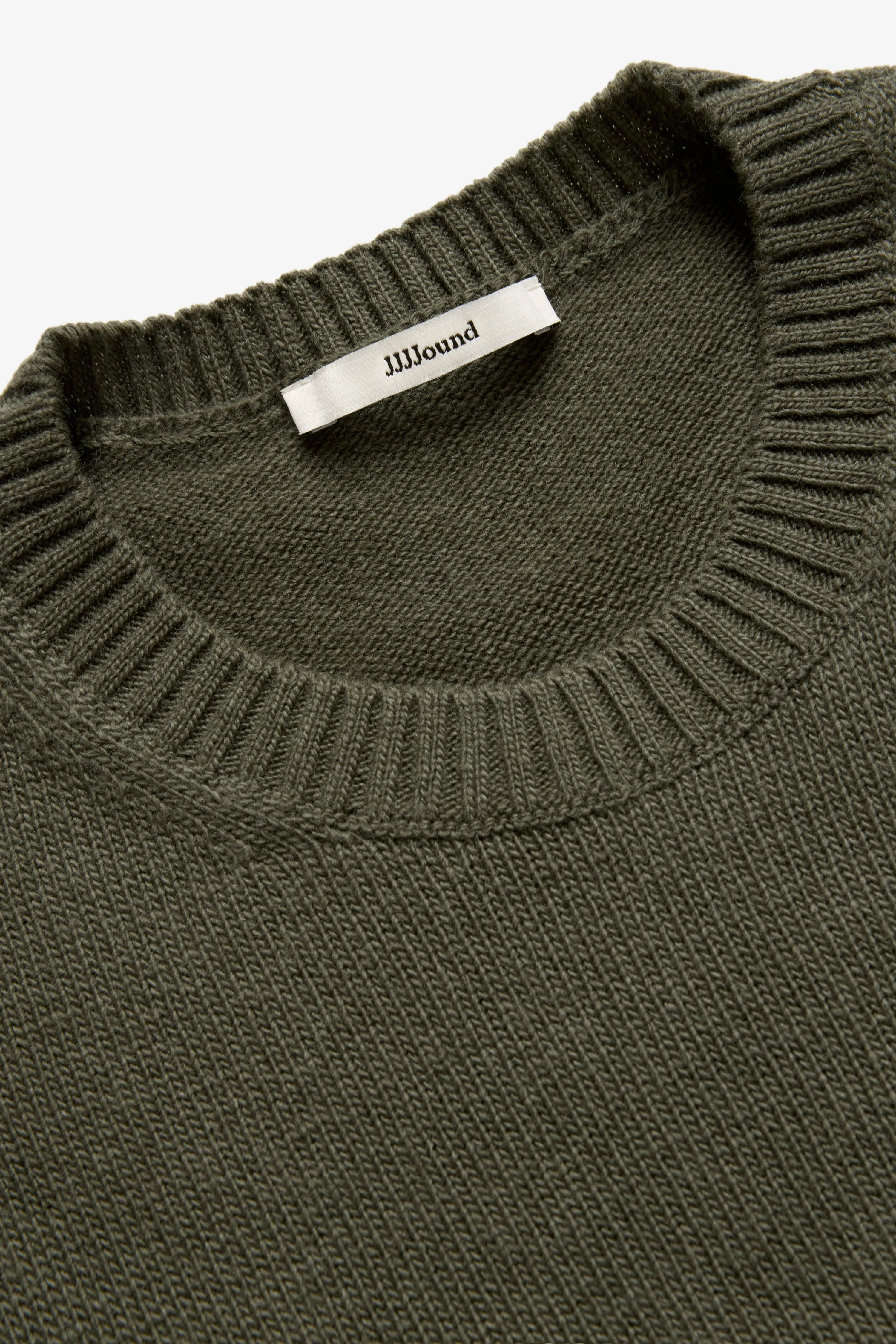 Knit Wool Crewneck - Olive sold by JJJJound product image thumbnail 2