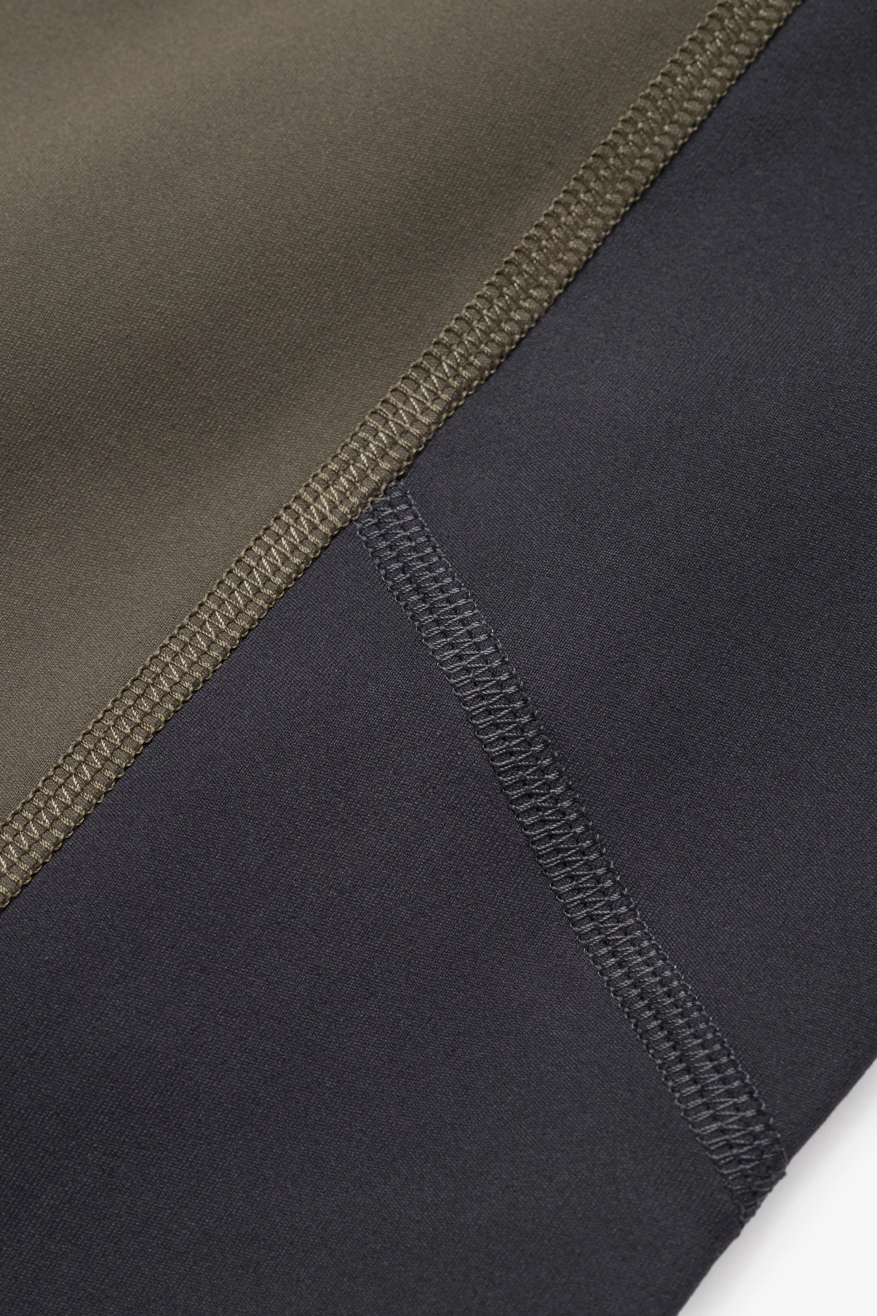 Quarter Zip Base Layer - Olive/Grey sold by JJJJound product image thumbnail 4