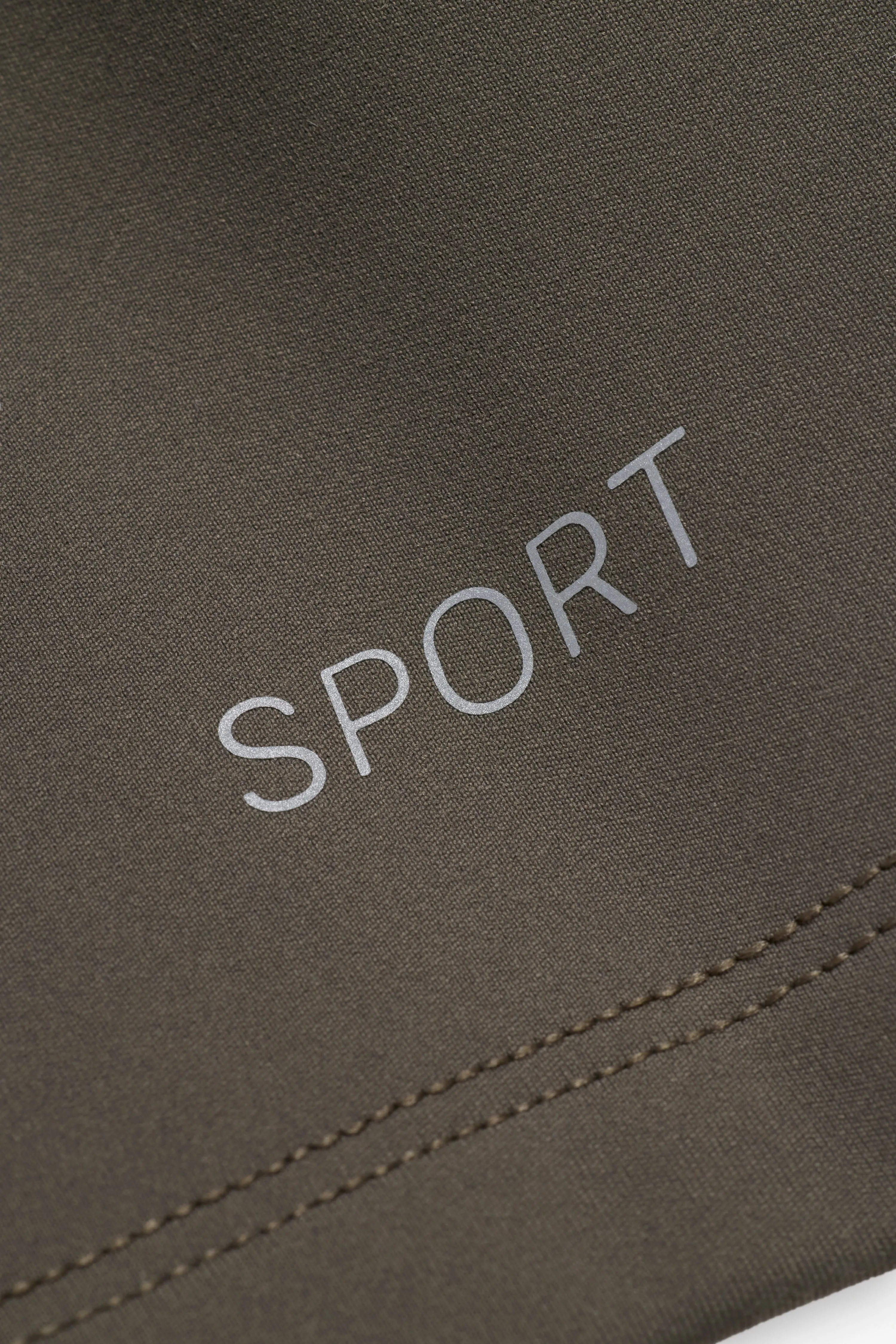 Quarter Zip Base Layer - Olive/Grey sold by JJJJound product image thumbnail 5