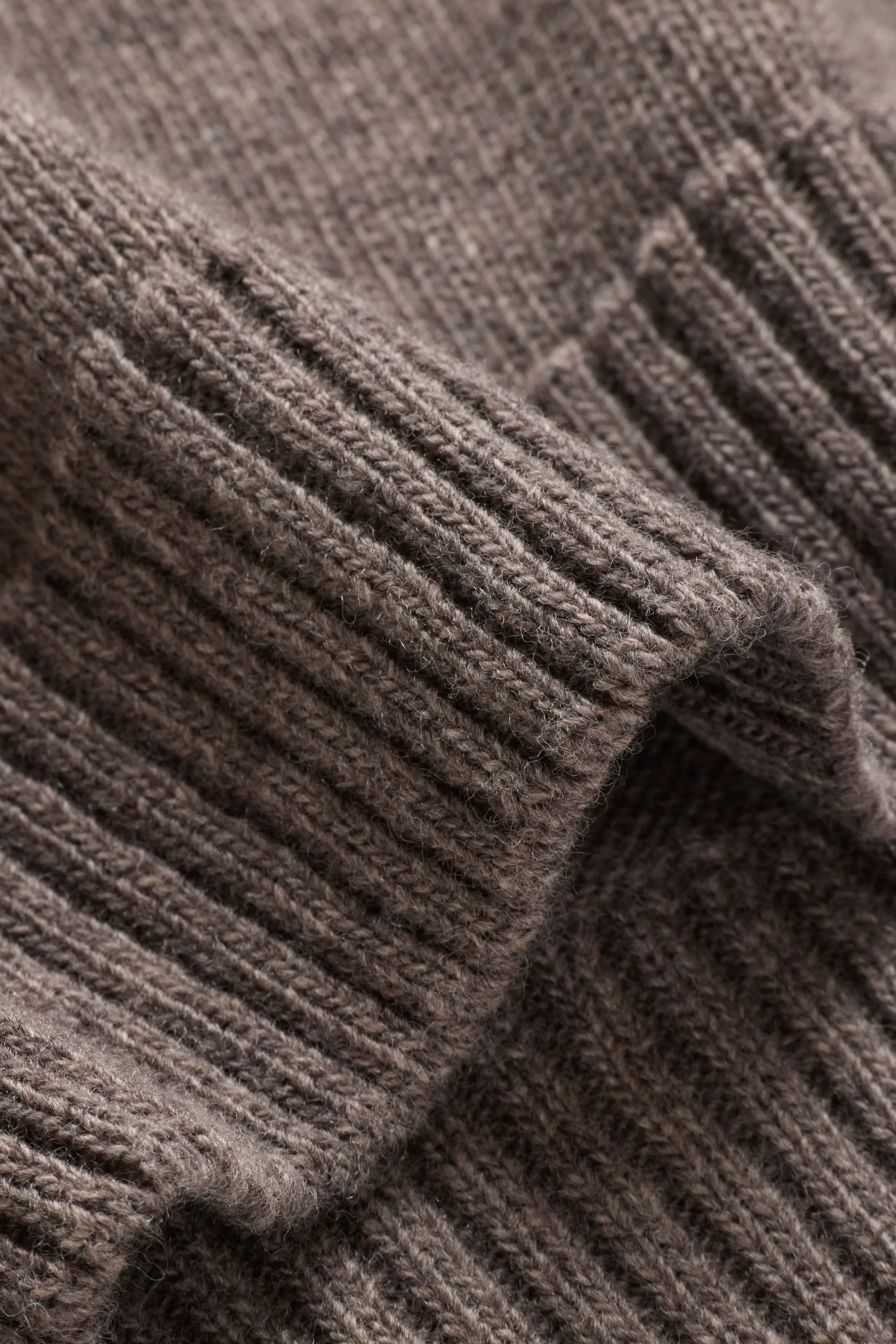 Knit Wool Crewneck - Taupe sold by JJJJound product image thumbnail 4
