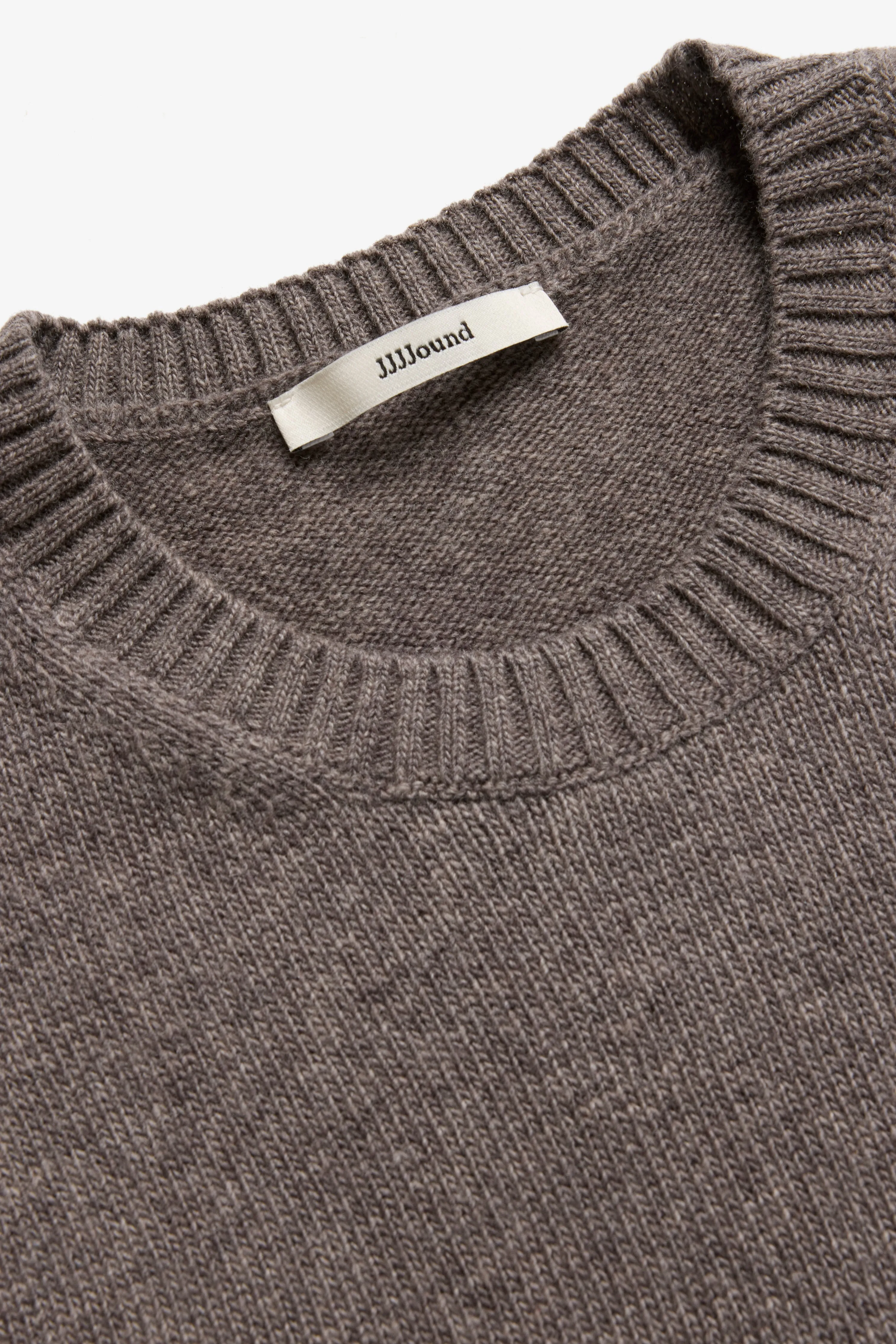 Knit Wool Crewneck - Taupe sold by JJJJound product image thumbnail 2