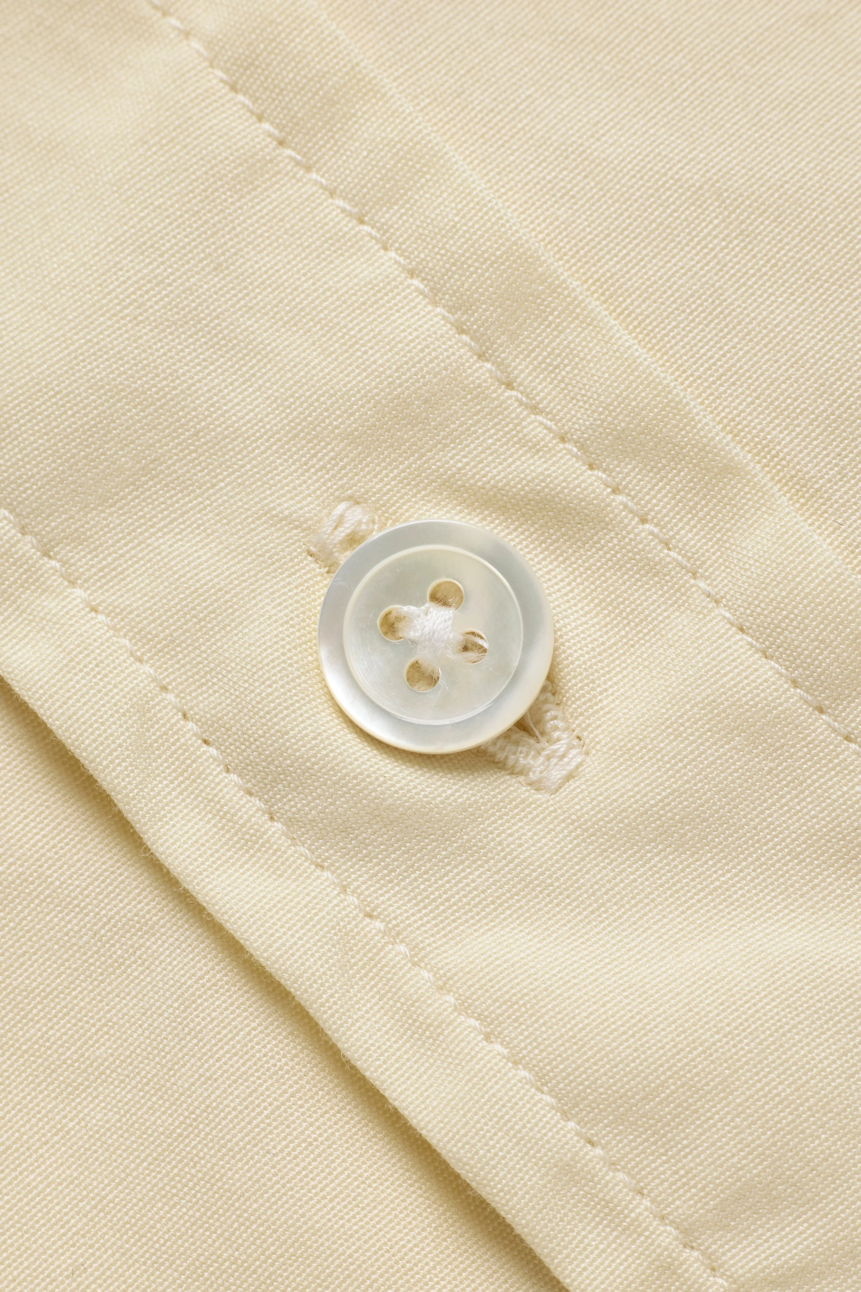 Poplin Big Shirt - Yellow sold by JJJJound product image thumbnail 4