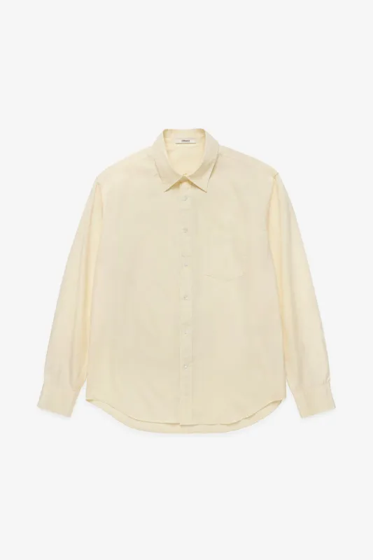 Poplin Big Shirt - Yellow sold by JJJJound
