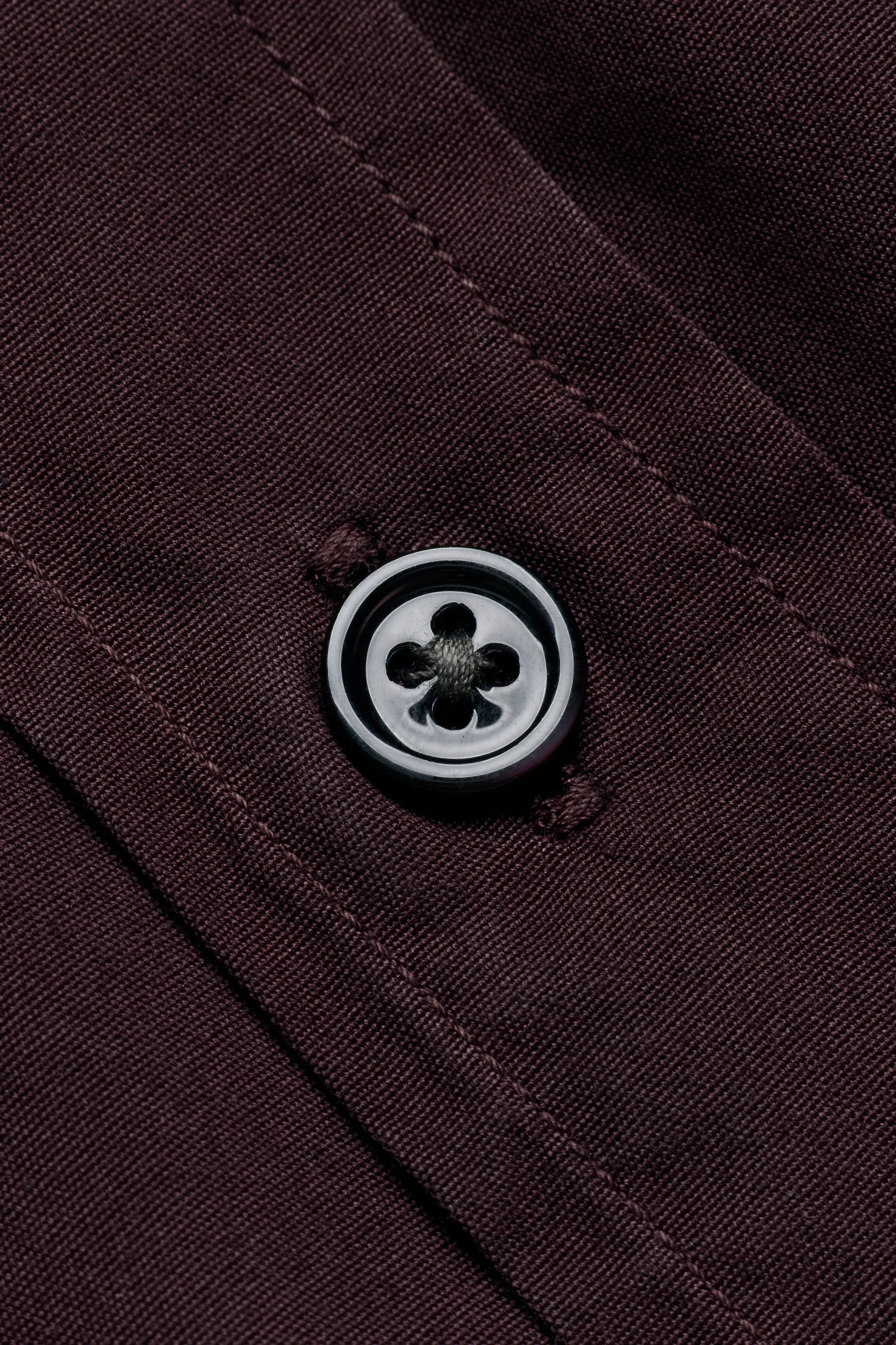 Poplin Shirt - Burgundy sold by JJJJound product image thumbnail 4