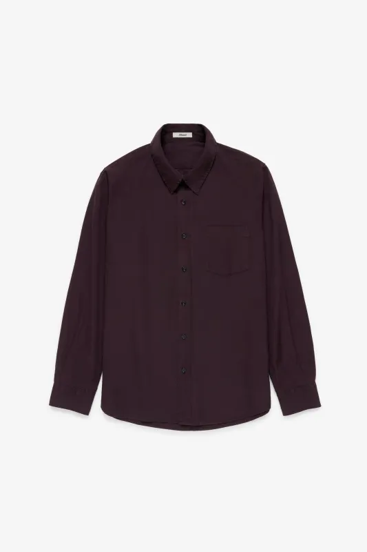 Poplin Shirt - Burgundy sold by JJJJound