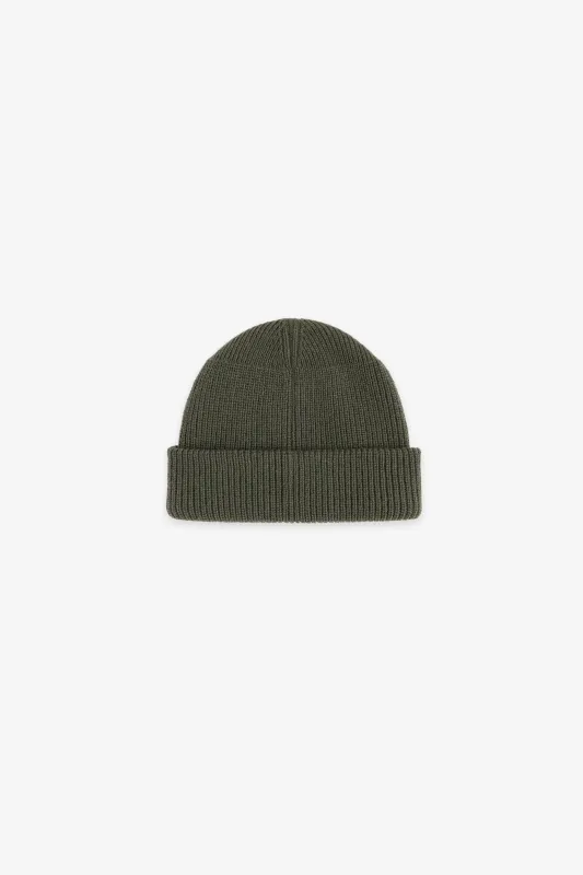 Double Layer Wool Beanie - Olive sold by JJJJound