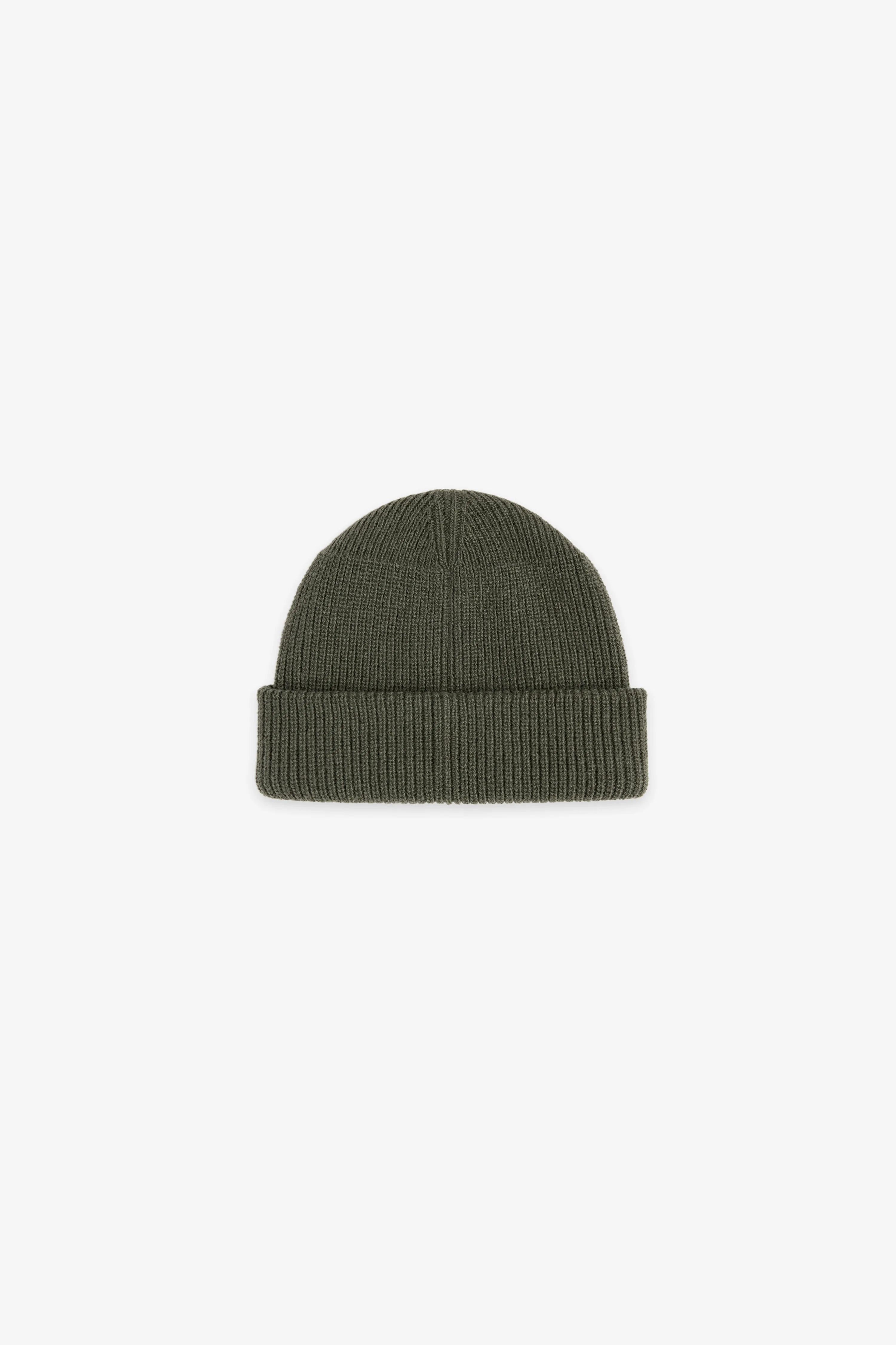 Double Layer Wool Beanie - Olive sold by JJJJound