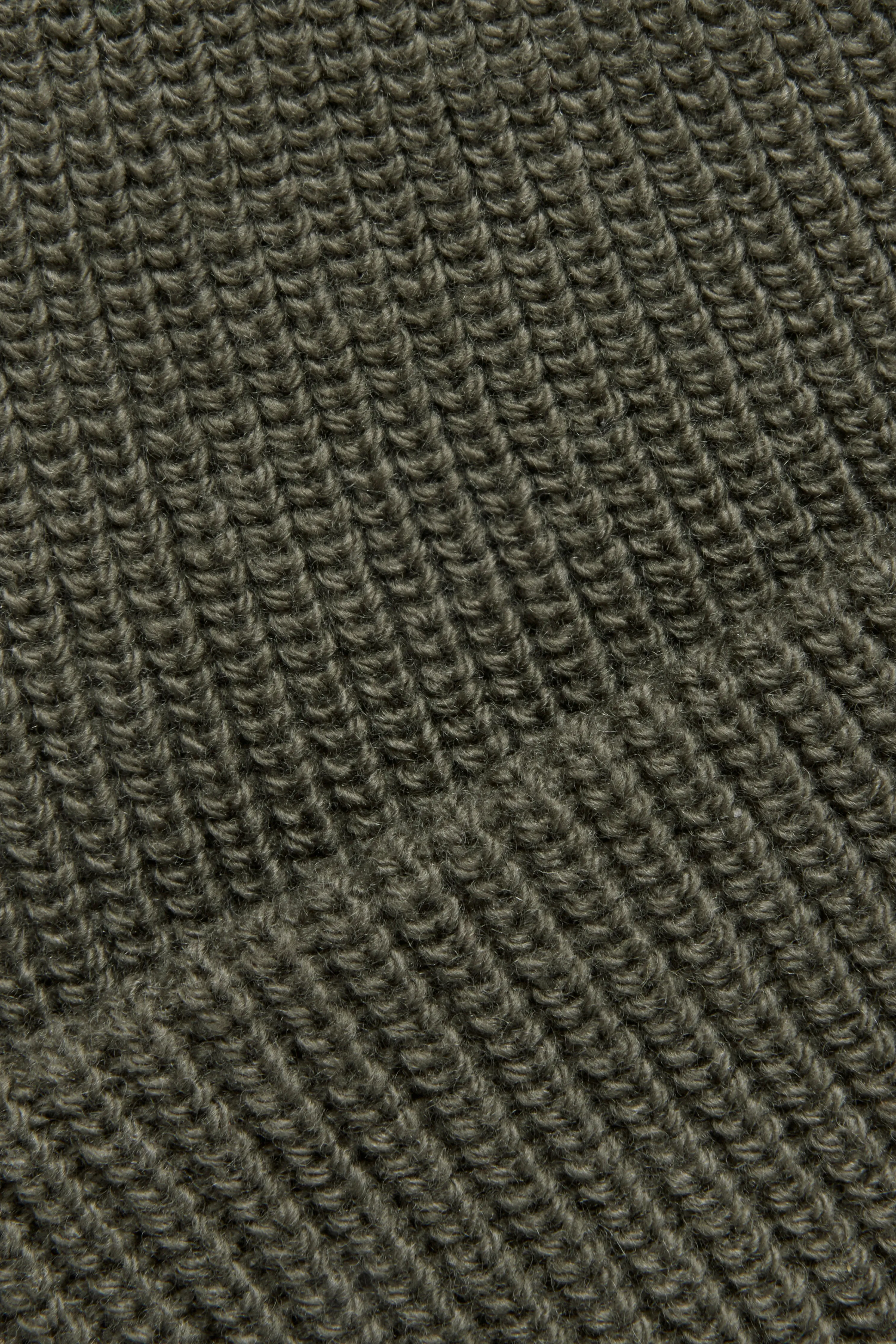 Double Layer Wool Beanie - Olive sold by JJJJound product image thumbnail 2