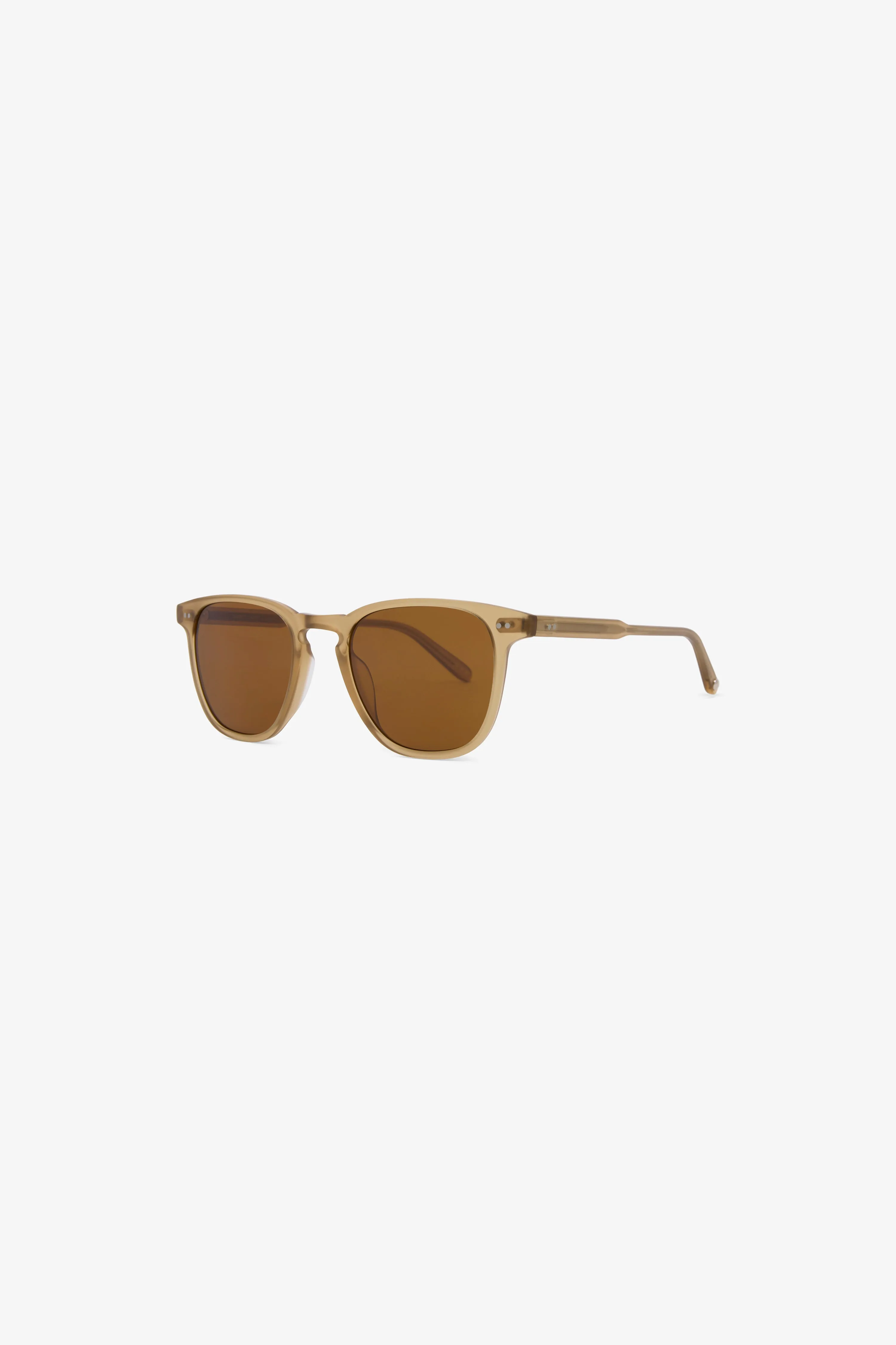 Garrett Leight Brooks Sun - Brooks 47 Matte Bottle Glass Brown/Pure Coffee sold by JJJJound