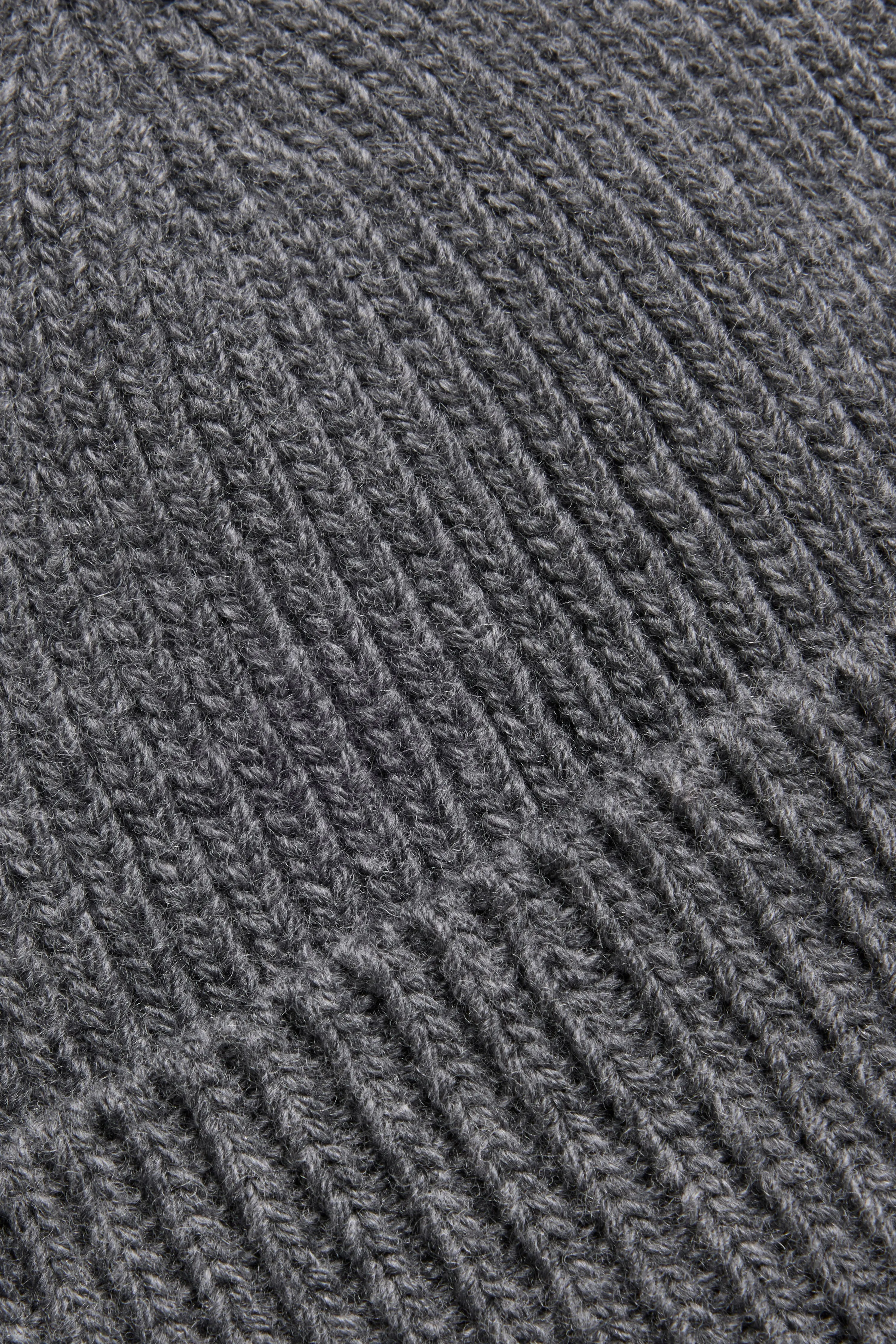 Single Layer Wool Watch Cap - Charcoal Mix sold by JJJJound product image thumbnail 2