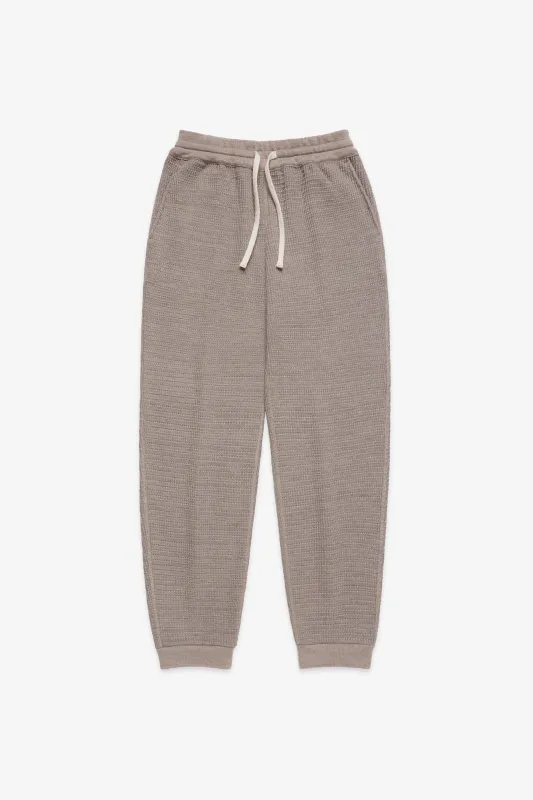 S.N.S JJJJound 70s Knit Sweatpants - Taupe sold by JJJJound