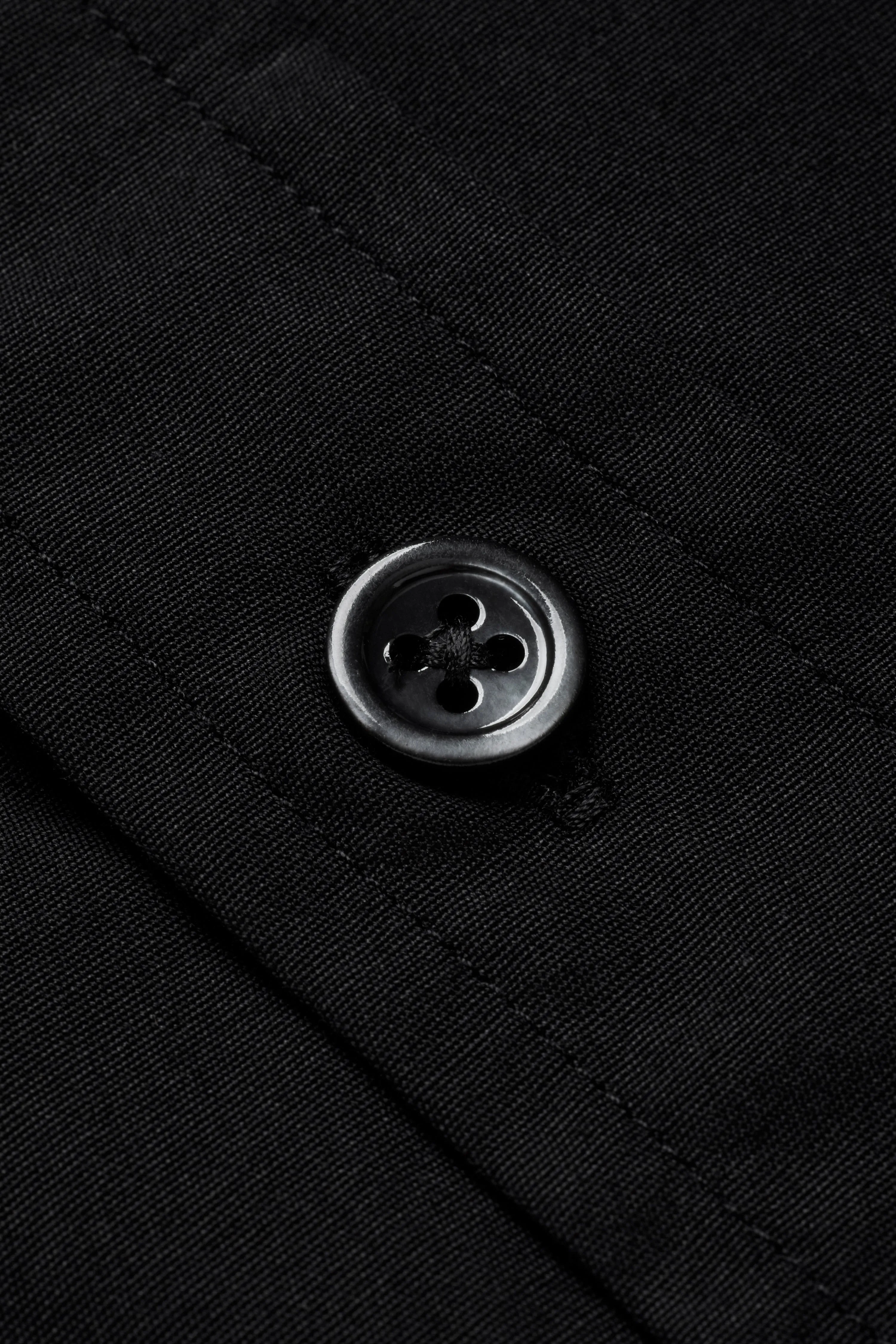 Poplin Shirt - Black sold by JJJJound product image thumbnail 3