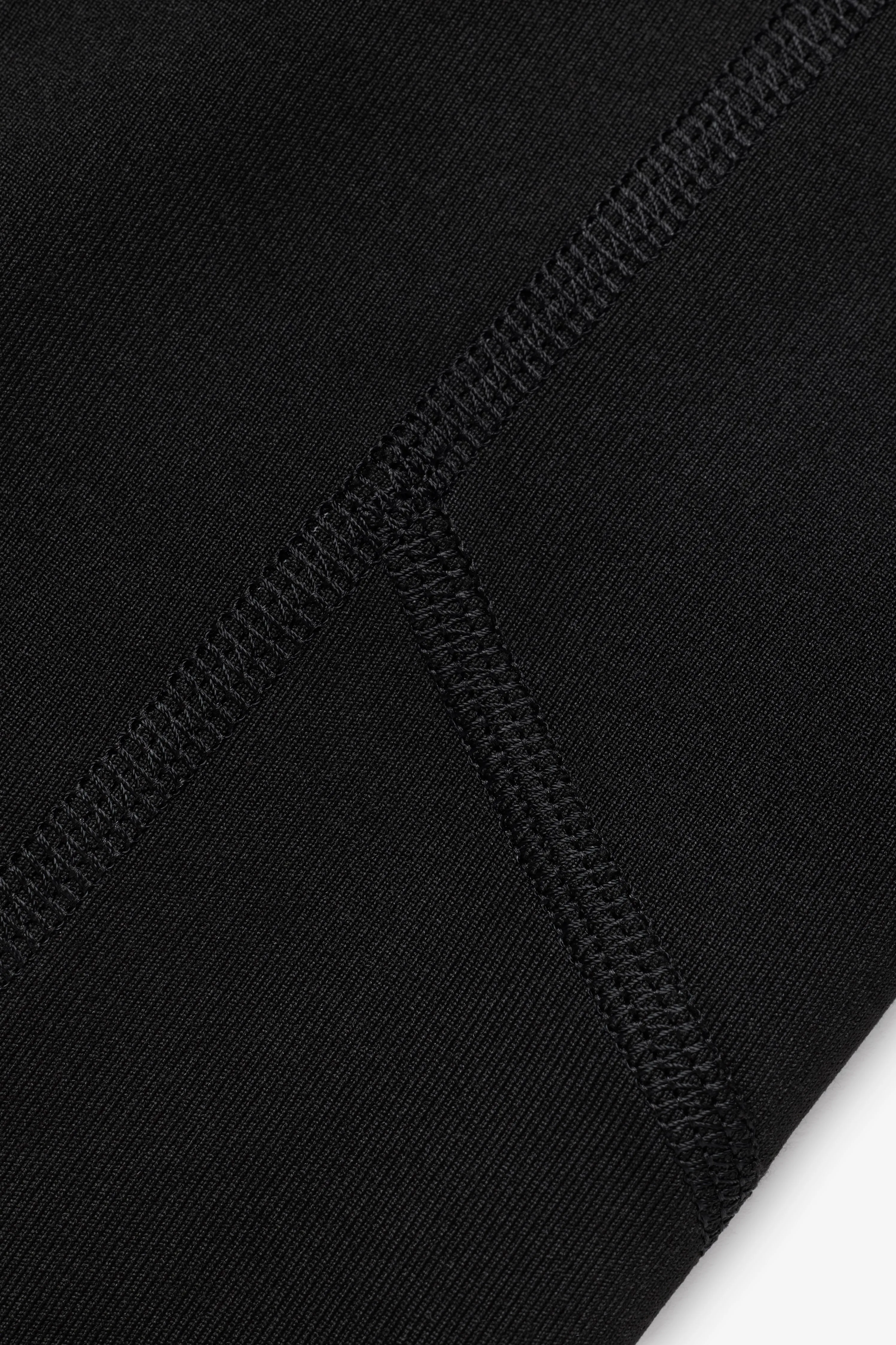 Quarter Zip Base Layer - Black sold by JJJJound product image thumbnail 4