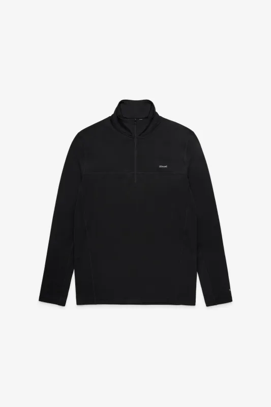 Quarter Zip Base Layer - Black made by JJJJound